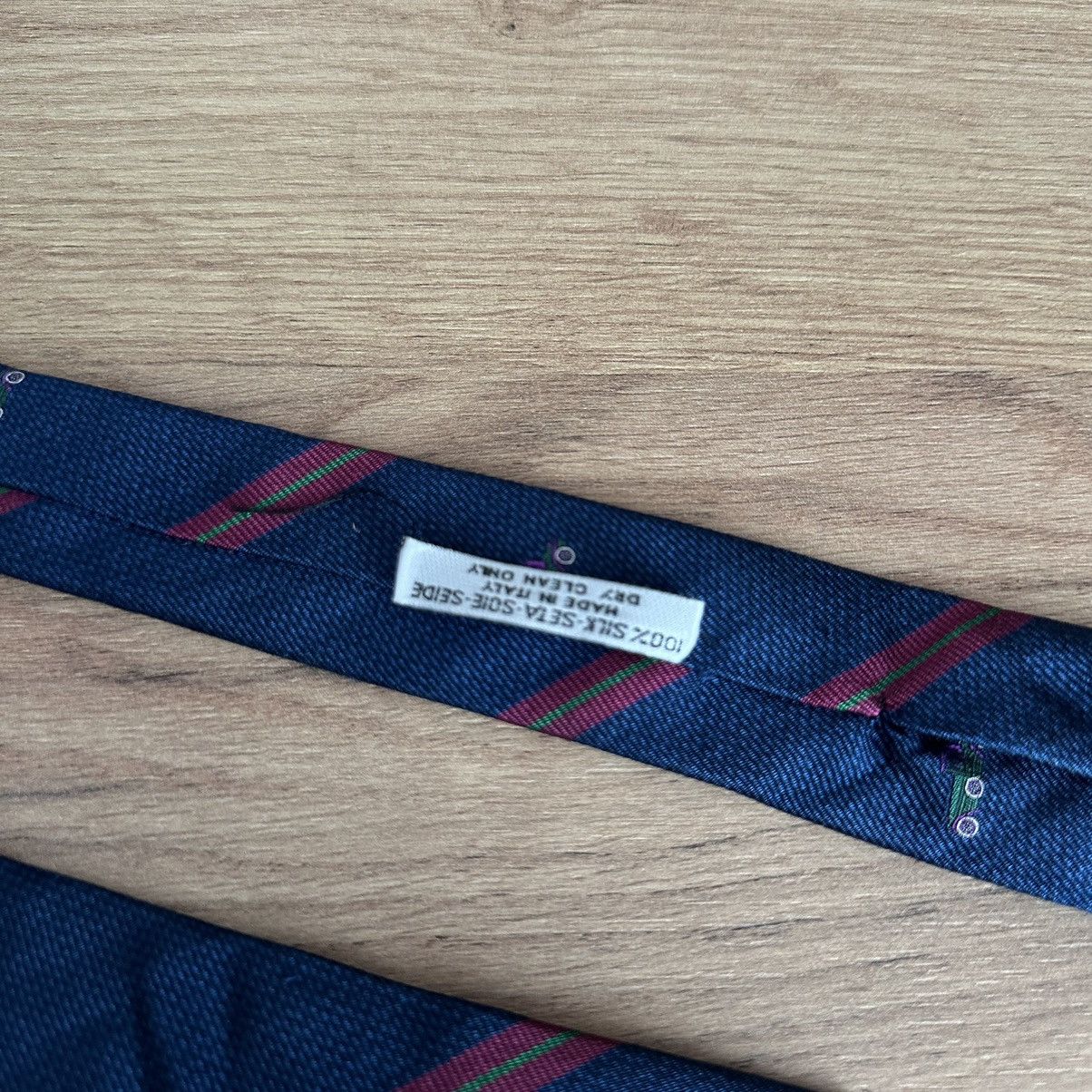 Hugo Boss × Vintage Vintage Hugo Boss Tie Silk 00s Y2K Italy Old Money Size ONE SIZE - 5 Thumbnail