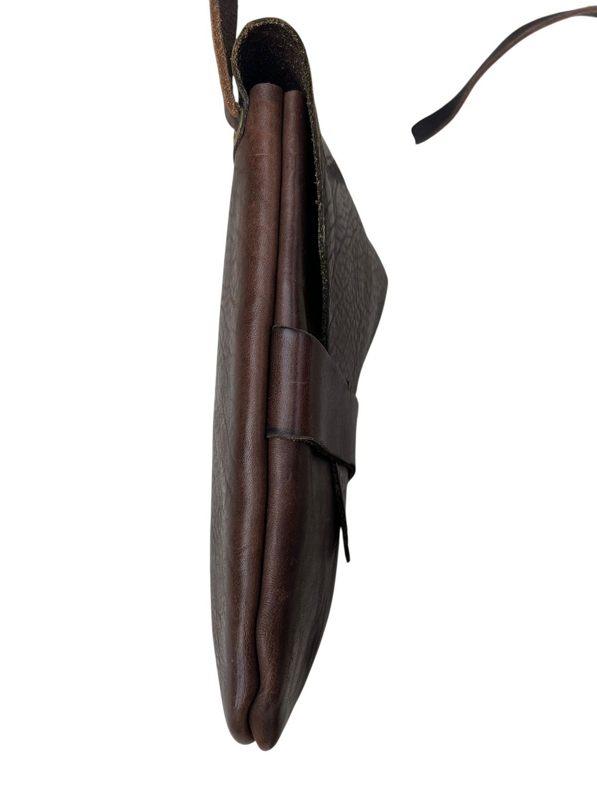 Leather D+ Japan Patina Leather Asymmetrical Sling Bag Size ONE SIZE - 16 Thumbnail