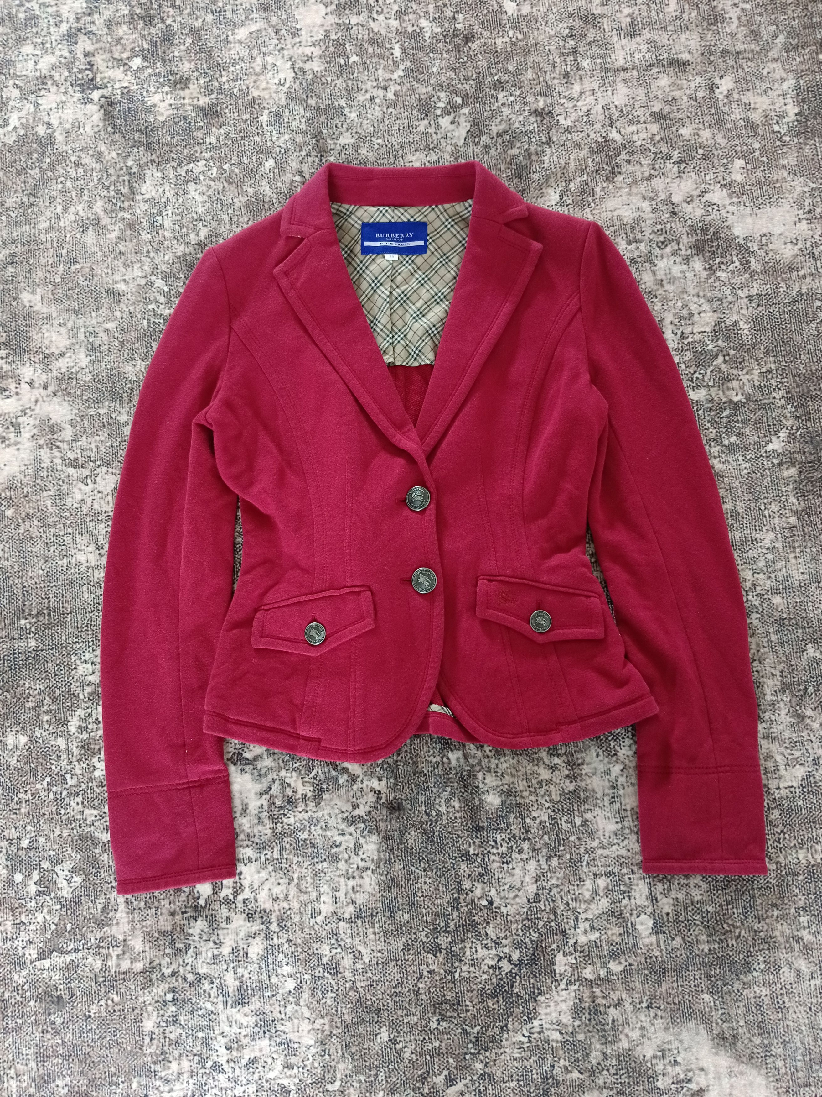 Burberry BURBERRY LONDON BLUE LABEL BLAZER Size S / US 4 / IT 40 - 2 Thumbnail