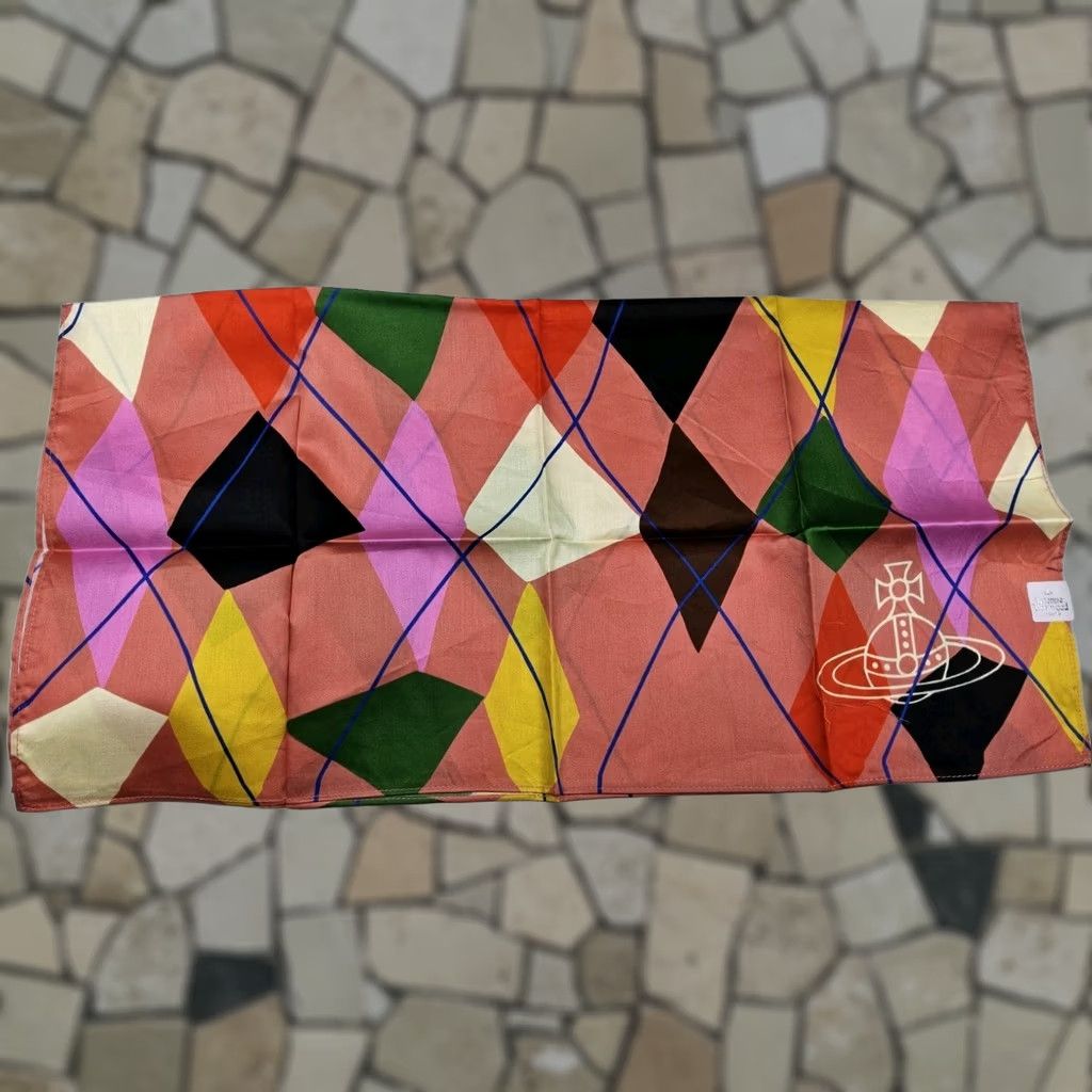Vivienne Westwood Vivienne Westwood Scarf Bandana Handkerchief 100% Cotton Multicolor Womens Size ONE SIZE - 1 Thumbnail