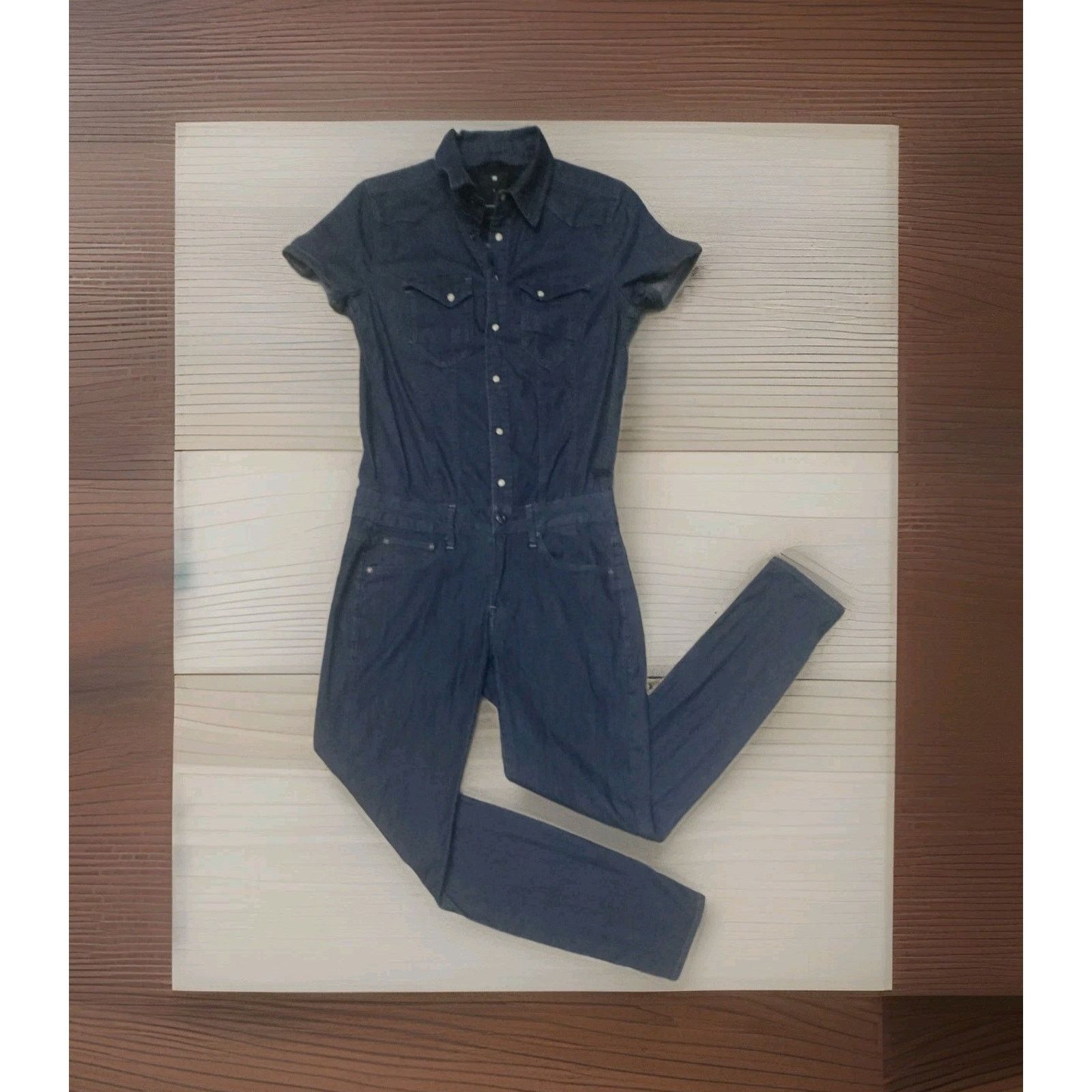 G-Star G-STAR ORIGINALS RAW DENIM Tacoma Slim JUMPSUIT S Size 26" / US 2 / IT 38 - 2 Thumbnail