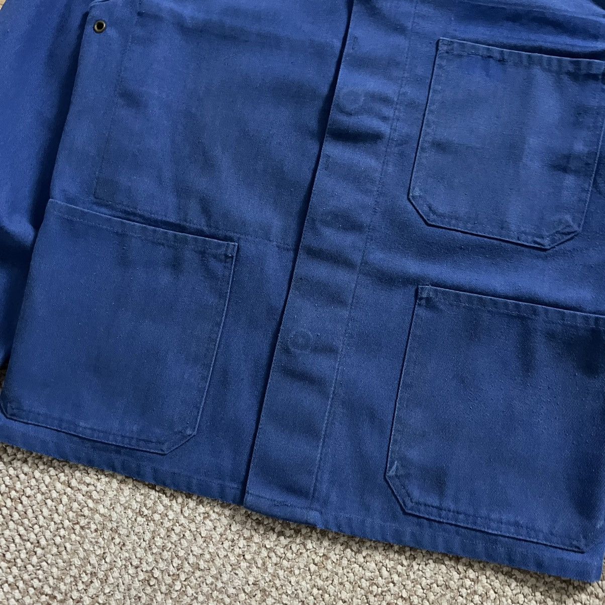 Vintage French sanfor chore vintage faded works jacket Size US S / EU 44-46 / 1 - 5 Thumbnail