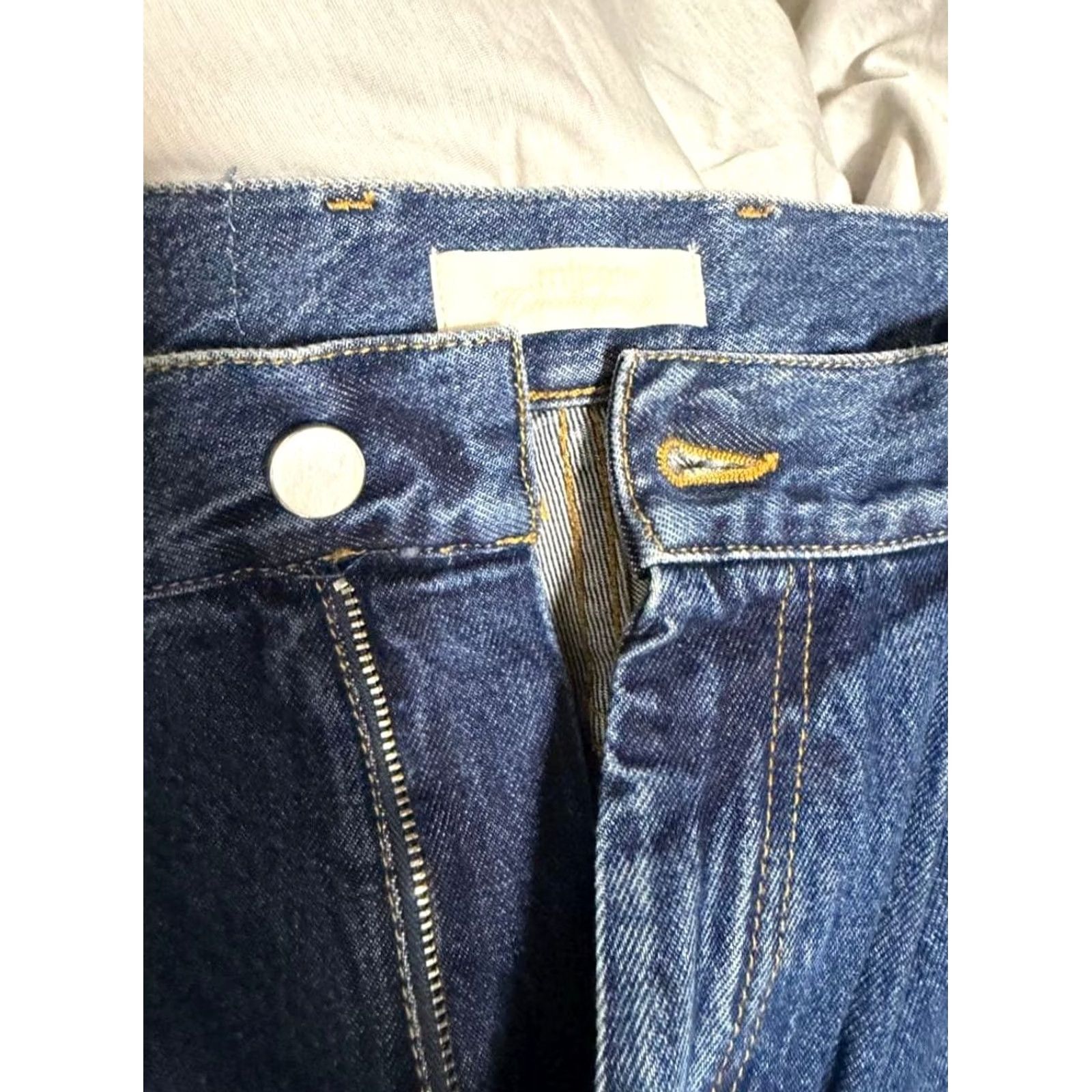 Mfpen mfpen BIG JEANS Washed Blue Denim Pants XS Jeans Men Washed Blue mfpen XS Mens Jeans Accessories Brand New Size US 27 - 3 Thumbnail