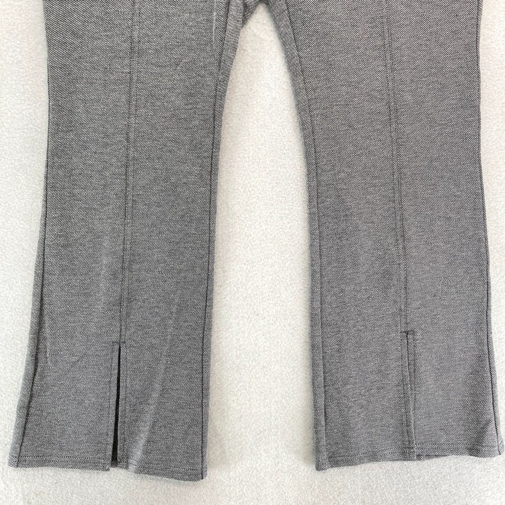 Vintage Maeve Anthropologie Kick Boot Pants Women's 12P Petite Gray Stretch City Career Chino Boots Jeans Size 34" / US 12 / IT 48 - 4 Thumbnail
