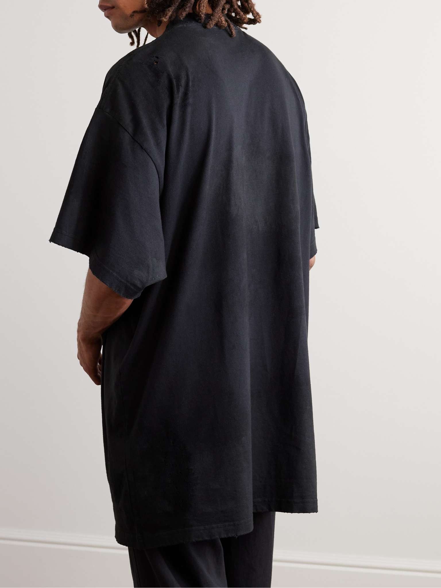 Balenciaga o1mt1gz0325 Skater T-Shirt Oversized in Black Size US S / EU 44-46 / 1 - 3 Thumbnail