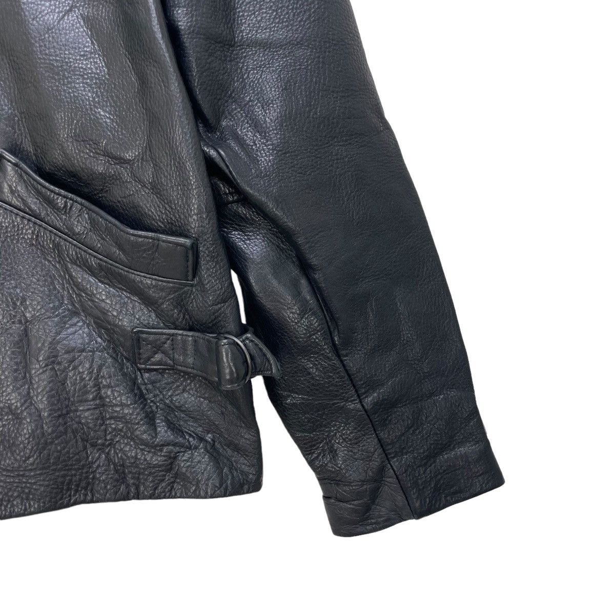 Japanese Brand × Vintage Vintage Wind Armor Cowhide Leather Jacket Size US M / EU 48-50 / 2 - 3 Thumbnail