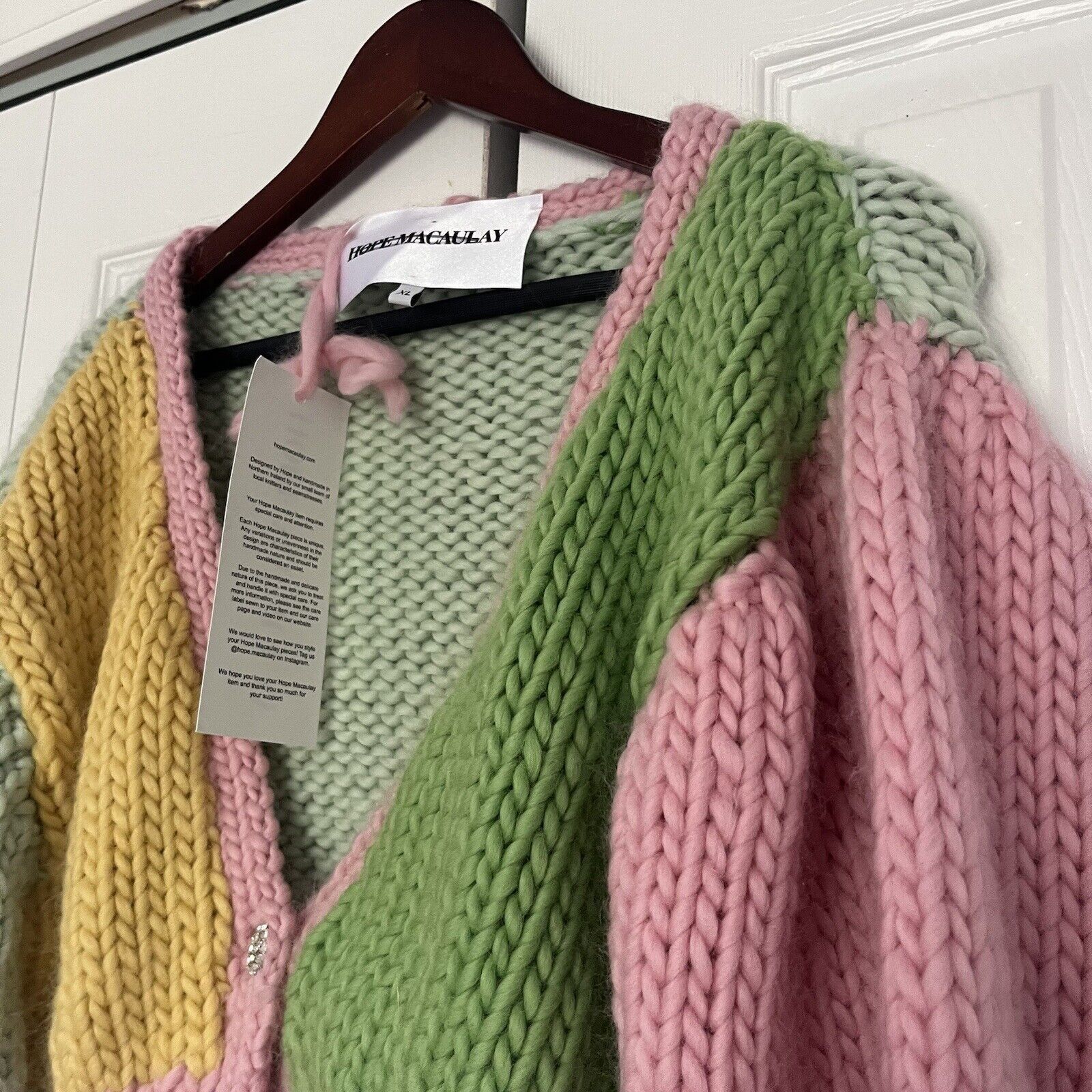 Hope Hope Macaulay Sparkle Button Multicolored Crop Cardigan XL Size XL / US 12-14 / IT 48-50 - 3 Thumbnail