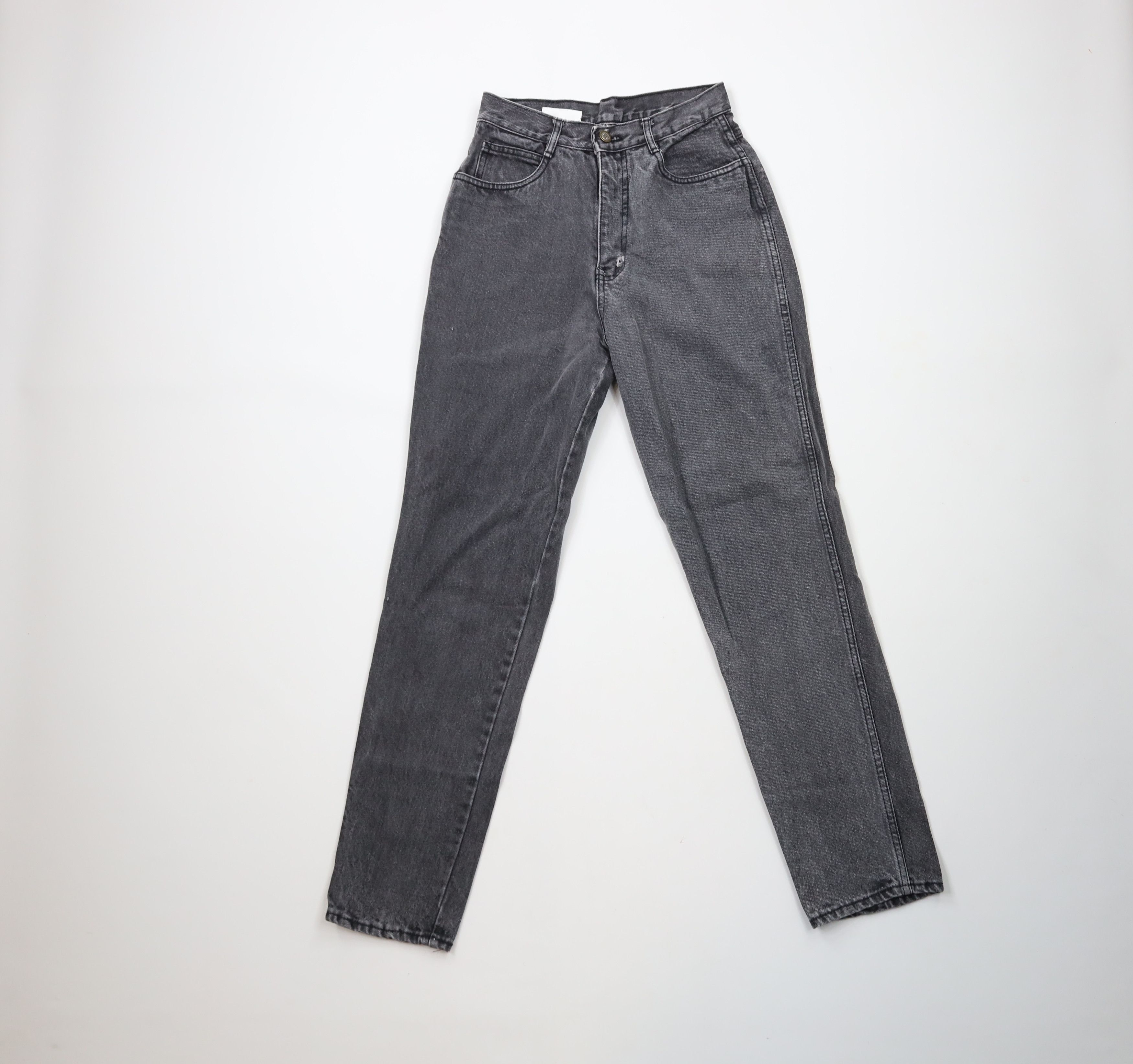 Vintage Vintage 90s Streetwear High Waist Tapered Leg Denim Jeans Size 28" / US 6 / IT 42 - 1 Thumbnail