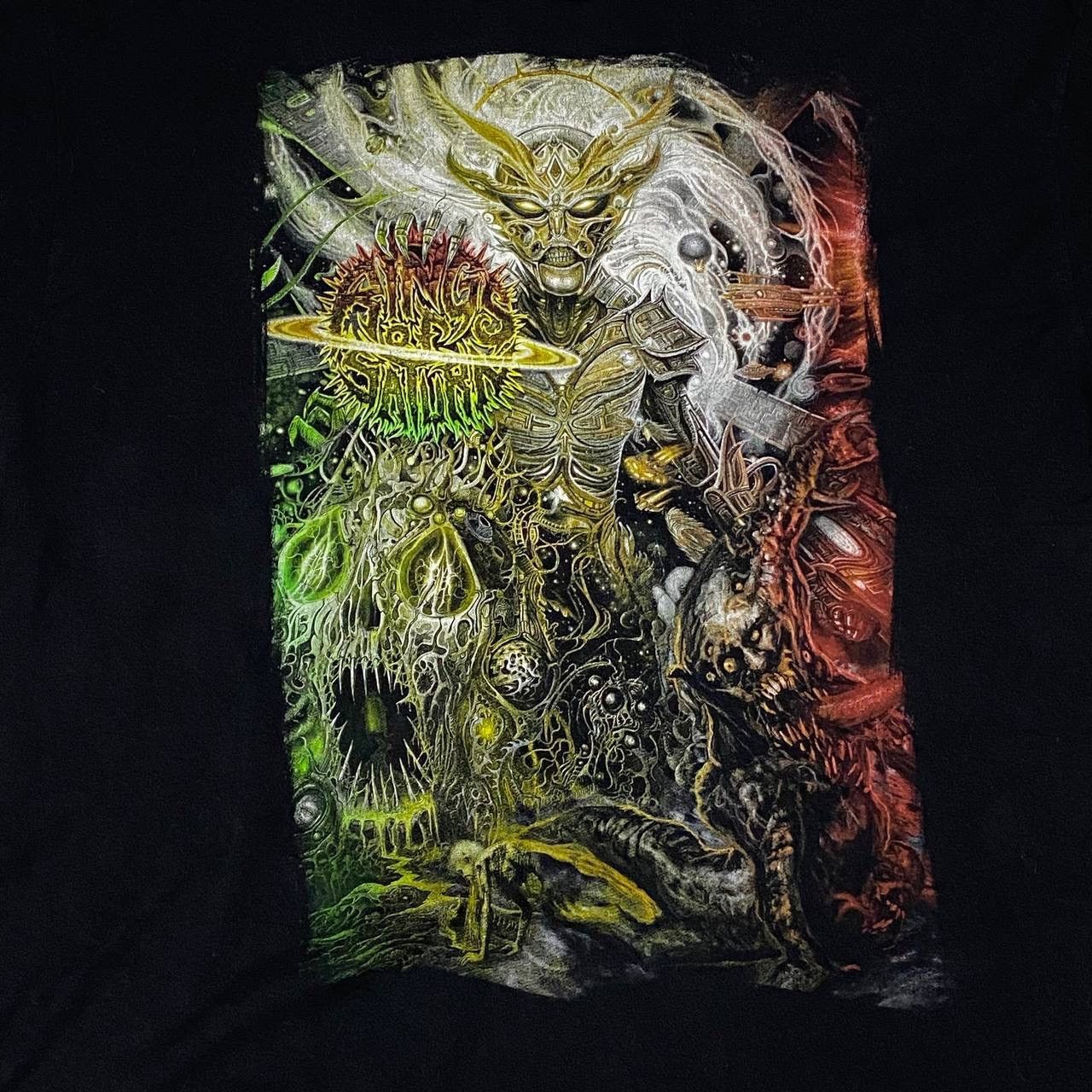 Band Tees Technical death metal deathcore band rings of saturn Size US XXL / EU 58 / 5 - 2 Thumbnail