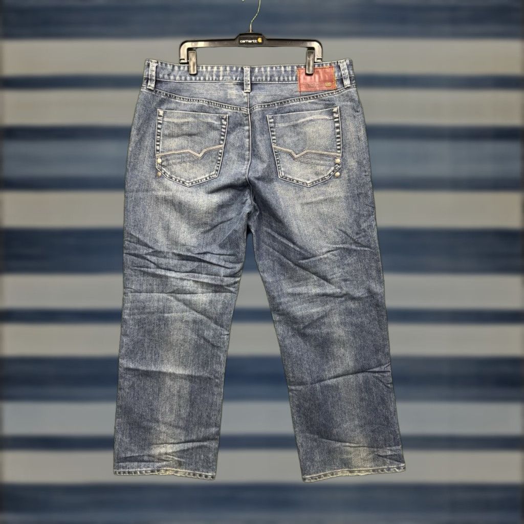 Ecko Unltd. Ecko Jeans Mens 38x30 Loose Fit Denim Y2K Grunge Baggy Skater Affliction 2000s Size US 38 / EU 54 - 1 Thumbnail