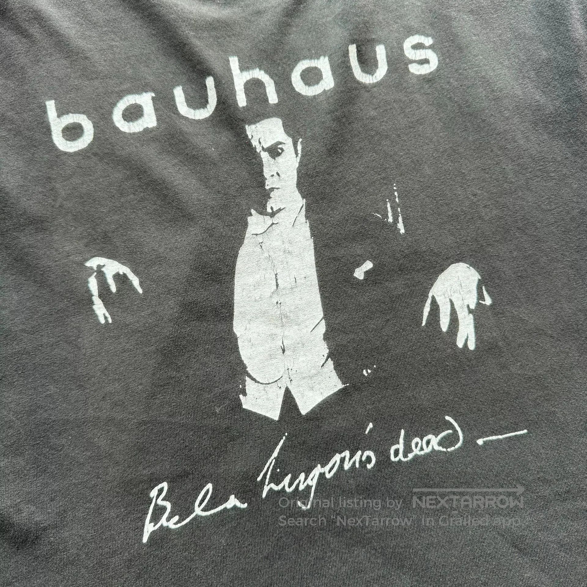 Vintage Vintage 90s Bauhaus Dracula Band Tee. Size US XL / EU 56 / 4 - 2 Thumbnail