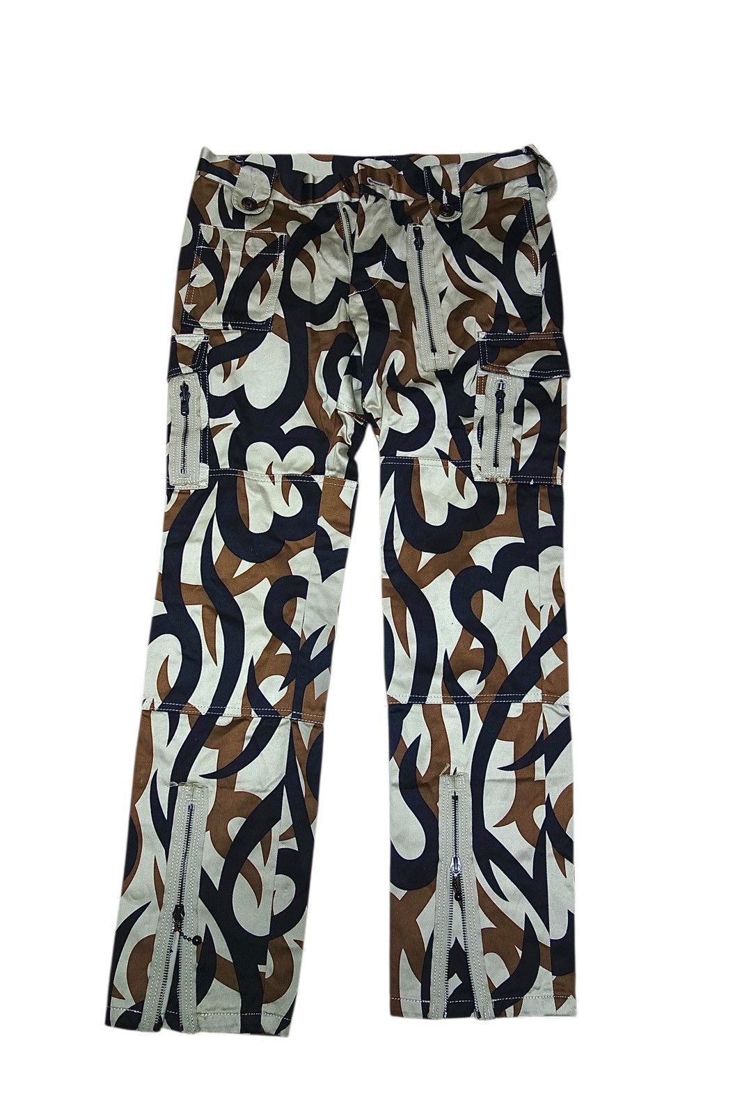 Number (N)ine Number (N)ine AW04 Give Peace A Chance Bondage Pants Size US 30 / EU 46 - 1 Thumbnail