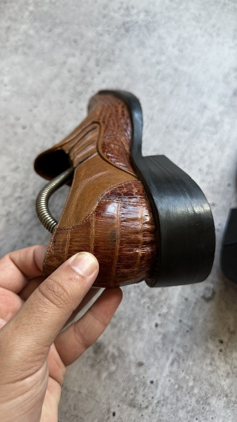 J.M. Weston J.M. Weston Very Rare Vintage Alligator Leather Formal Shoes Size US 8 / EU 41 - 14 Thumbnail