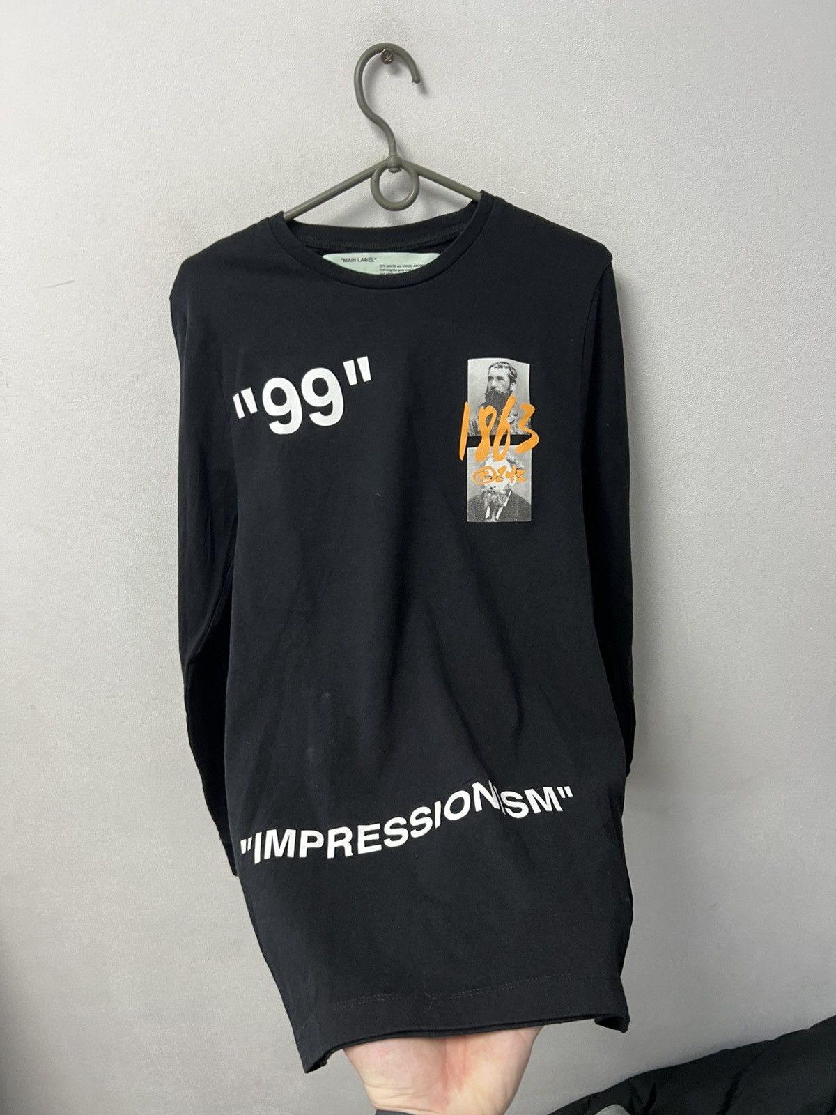 Off-White Off White Longsleeve Luxury Big Logo Size S XS Size US S / EU 44-46 / 1 - 3 Thumbnail