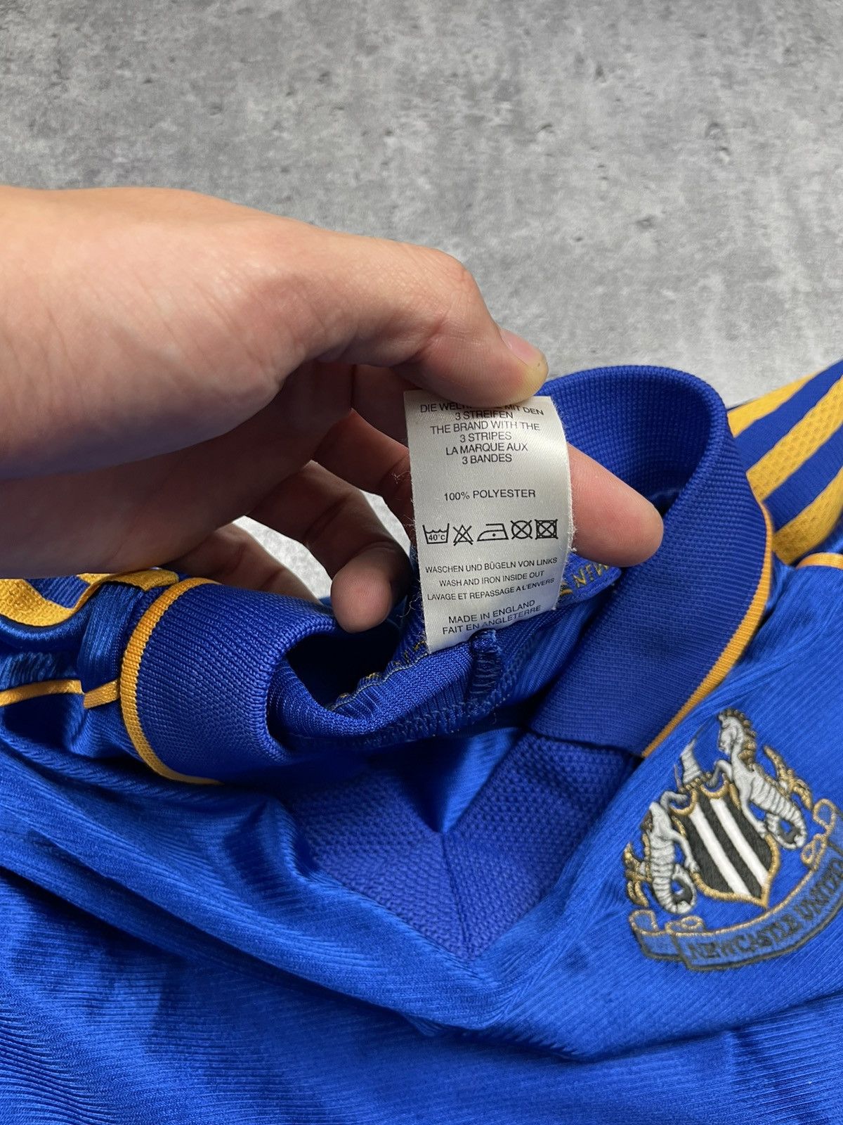 Adidas × Vintage Adidas Newcastle retro 1998 1999 jersey tee away vintage Size US S / EU 44-46 / 1 - 7 Thumbnail