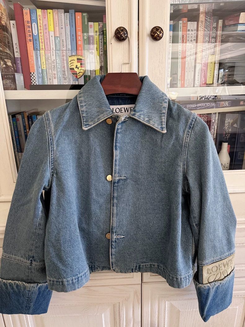 Loewe LOEWE Women's Denim Jacket - dmc Size S / US 4 / IT 40 - 1 Thumbnail
