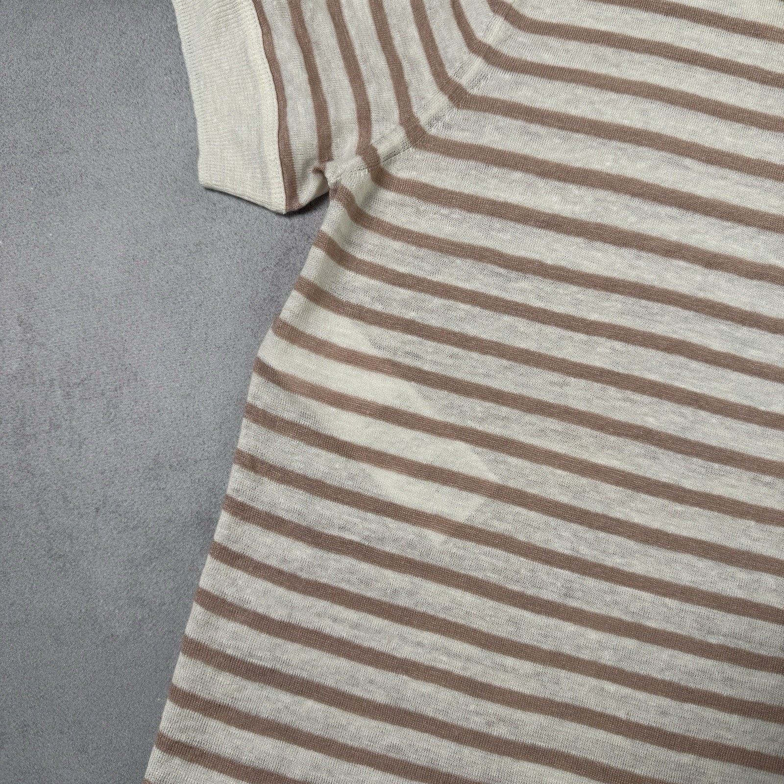 Dior Christian Dior Women Linen T Shirt Size IT 42 Striped Size M / US 6-8 / IT 42-44 - 20 Thumbnail