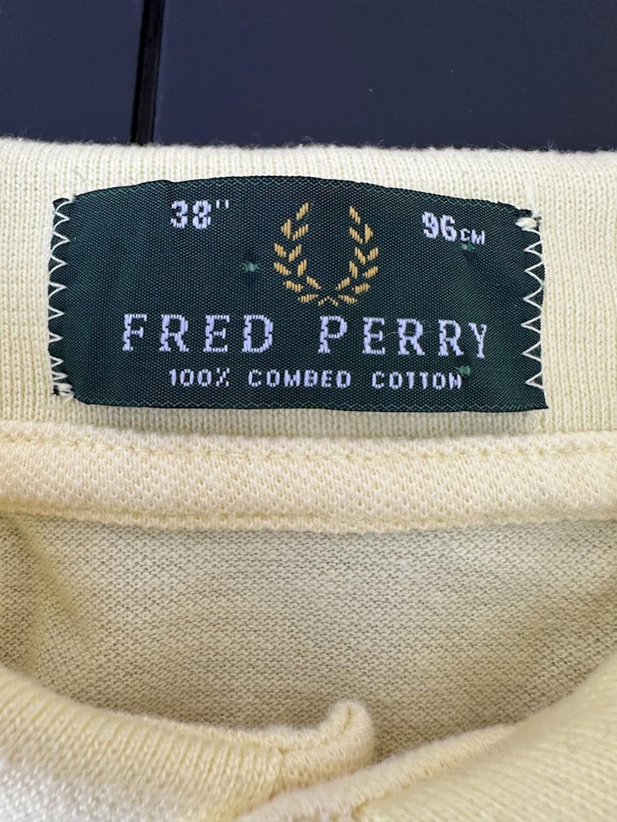 Fred Perry Fred Perry Yellow Polo Shirt Laurel Logo M Size US M / EU 48-50 / 2 - 4 Thumbnail