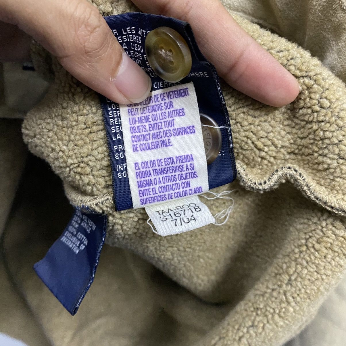 Tommy Hilfiger Tommy Hilfiger Sherpa Lined Utility Shacket (Shirt Jacket) Size US M / EU 48-50 / 2 - 15 Thumbnail