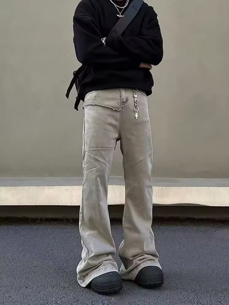 Japanese Brand × Vintage Y2K Fashion Baggy Stacked Flare Jeans Pants Size US 32 / EU 48 - 5 Thumbnail