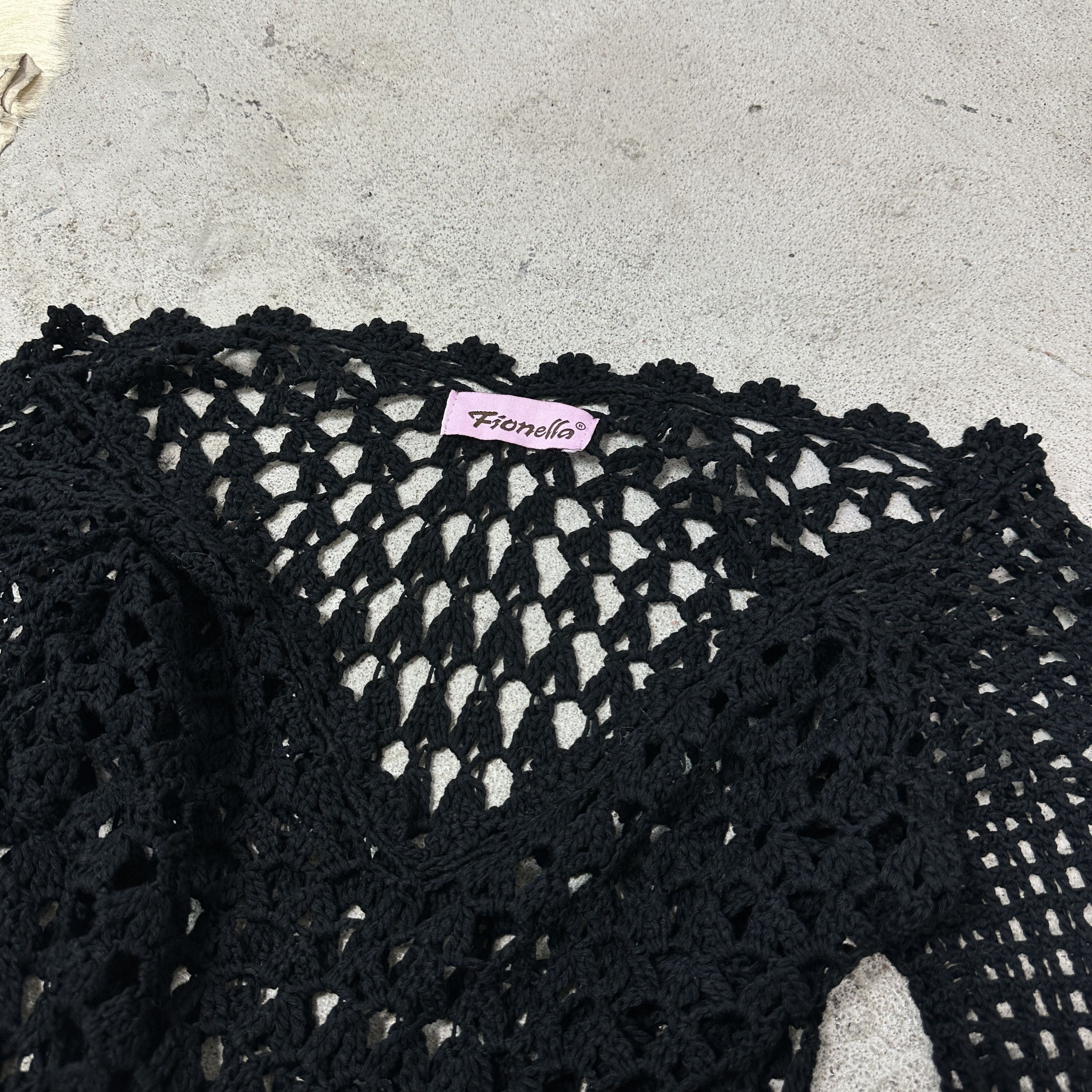 Vintage Vintage Avant Garde Fairy Crochet Sweater 00s Size S / US 4 / IT 40 - 6 Thumbnail