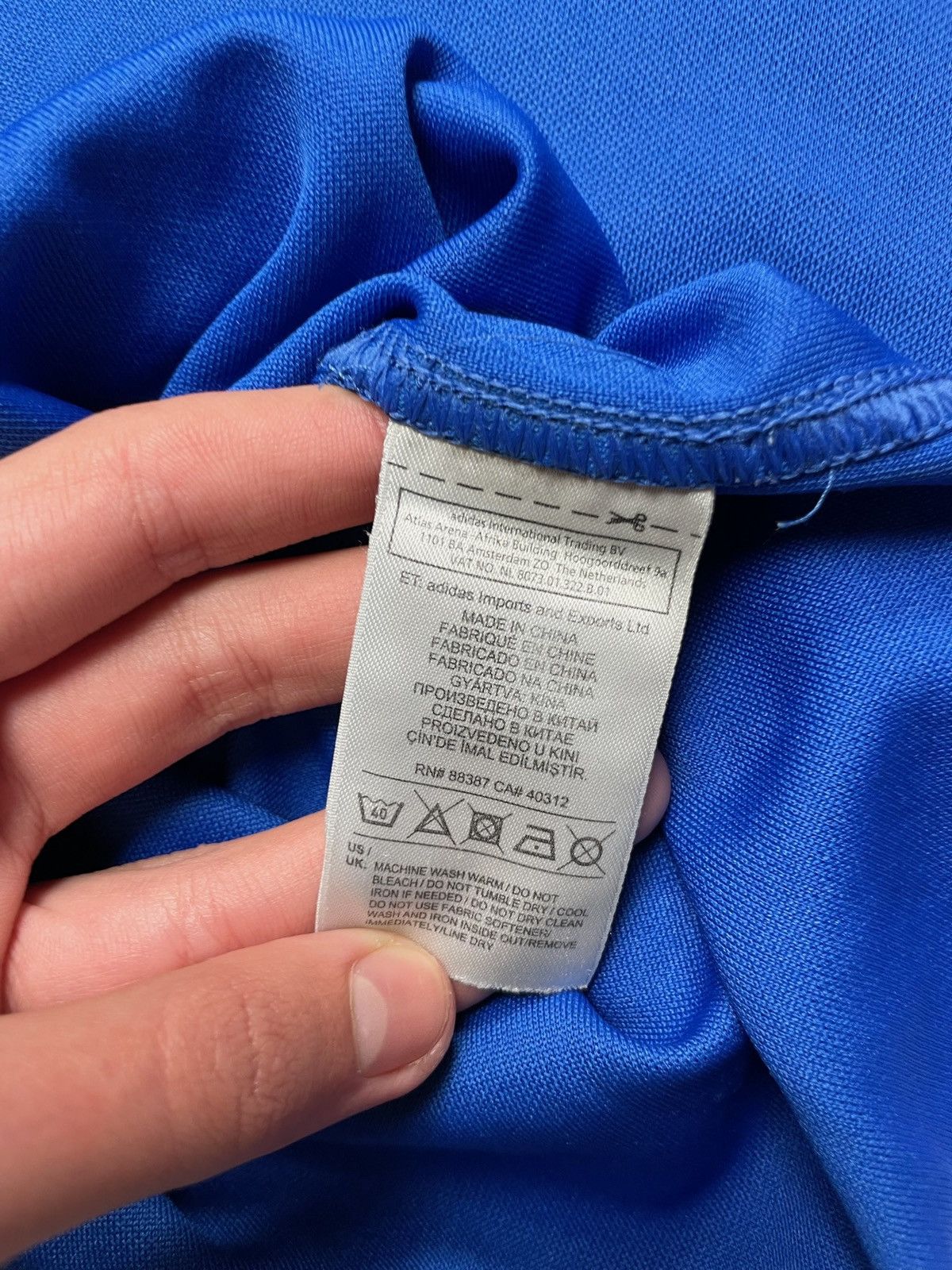 Adidas × Vintage Vintage France rugby jersey adidas size M blue logo Size US M / EU 48-50 / 2 - 6 Thumbnail