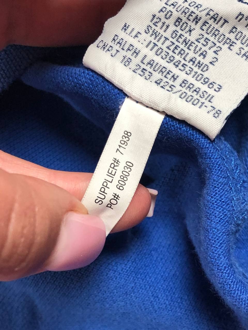 Polo Ralph Lauren Vintage Polo Ralph Lauren Oversized Blue Polo Size L Size US L / EU 52-54 / 3 - 5 Thumbnail