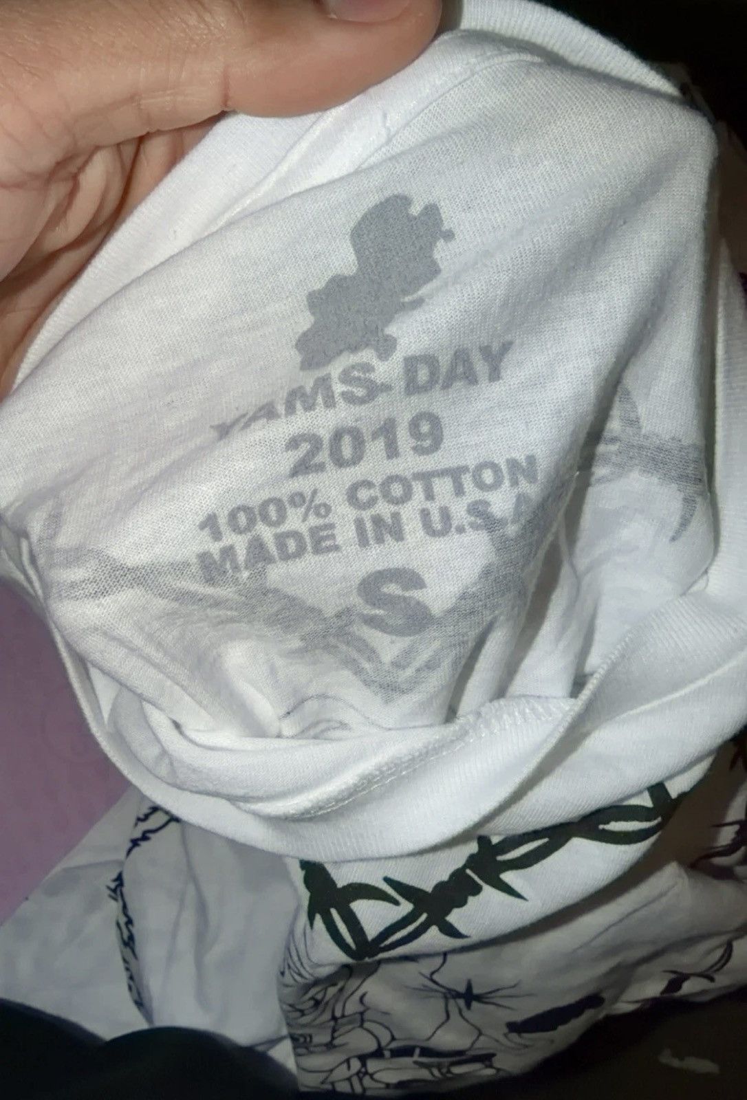 A$AP Rocky ASAP Yams Bull Long Sleeve Yams Day 2019-New Small Size US M / EU 48-50 / 2 - 4 Thumbnail