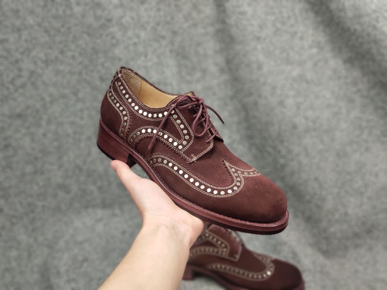 Jean Baptiste Rautureau Rare Jean Baptiste Rautureau suede leather Brogues Shoes Size US 7 / EU 40 - 19 Thumbnail