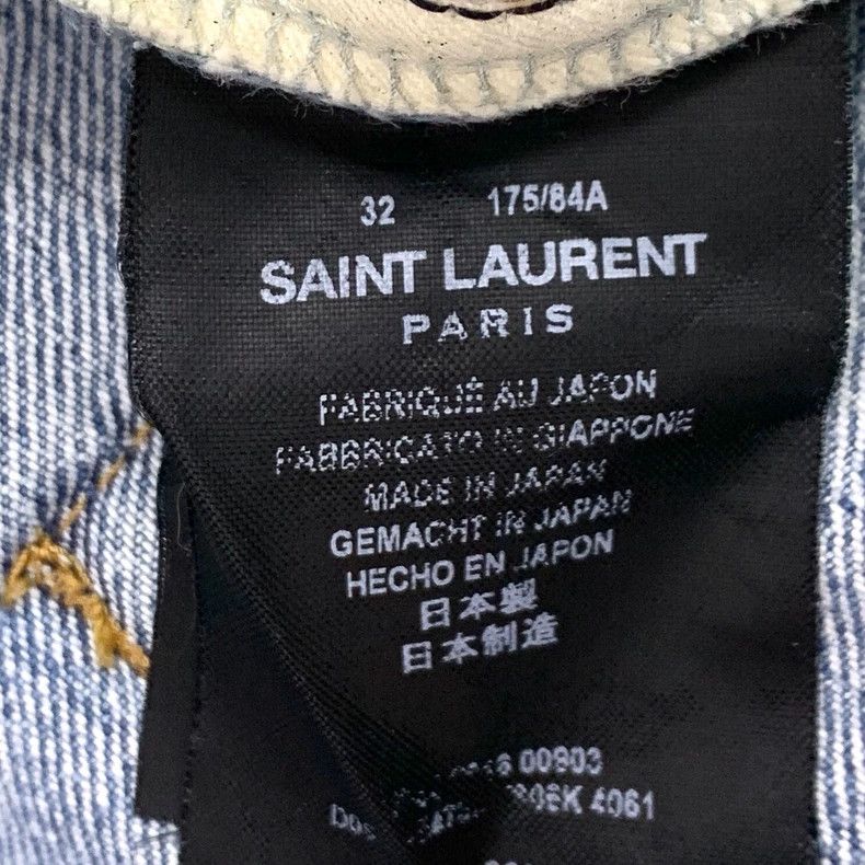 Saint Laurent Paris Saint Laurent Blue Sabotage Jeans 2504-Nextarrow Size US 32 / EU 48 - 7 Thumbnail