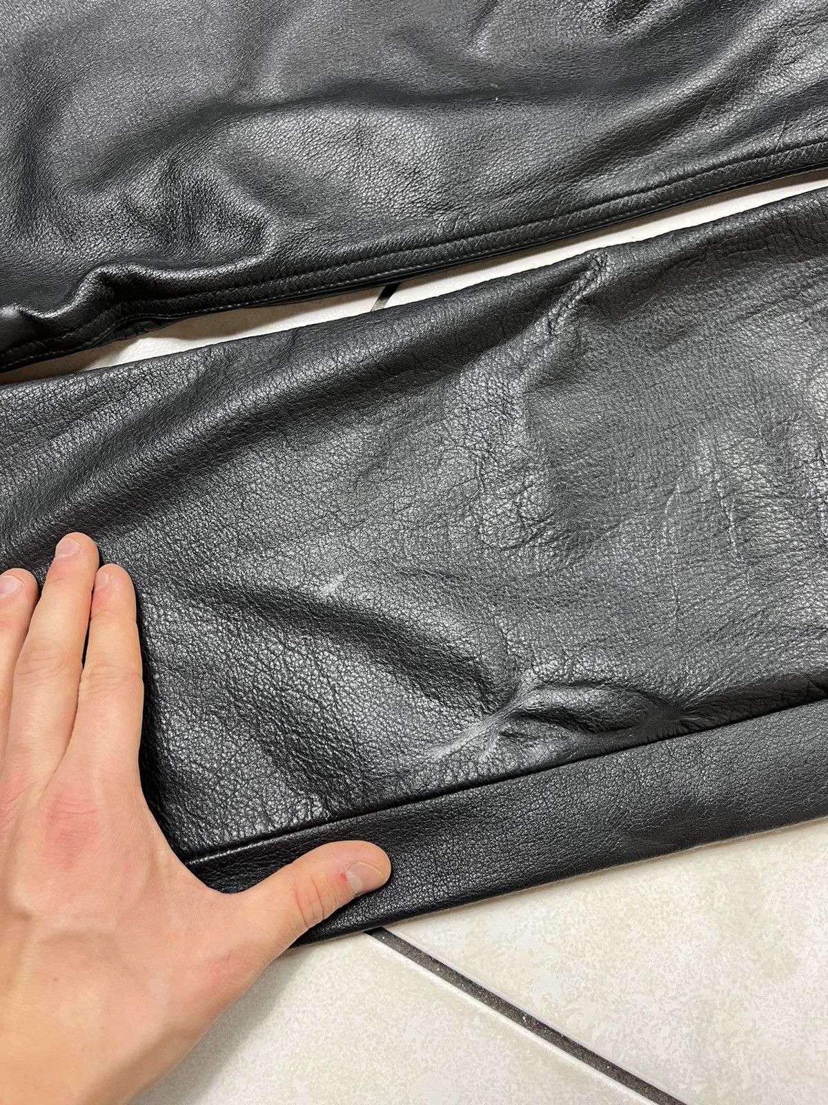 Leather × Vintage Vintage Conwell 32x32 leather classic pants trousers Size US 32 / EU 48 - 14 Thumbnail