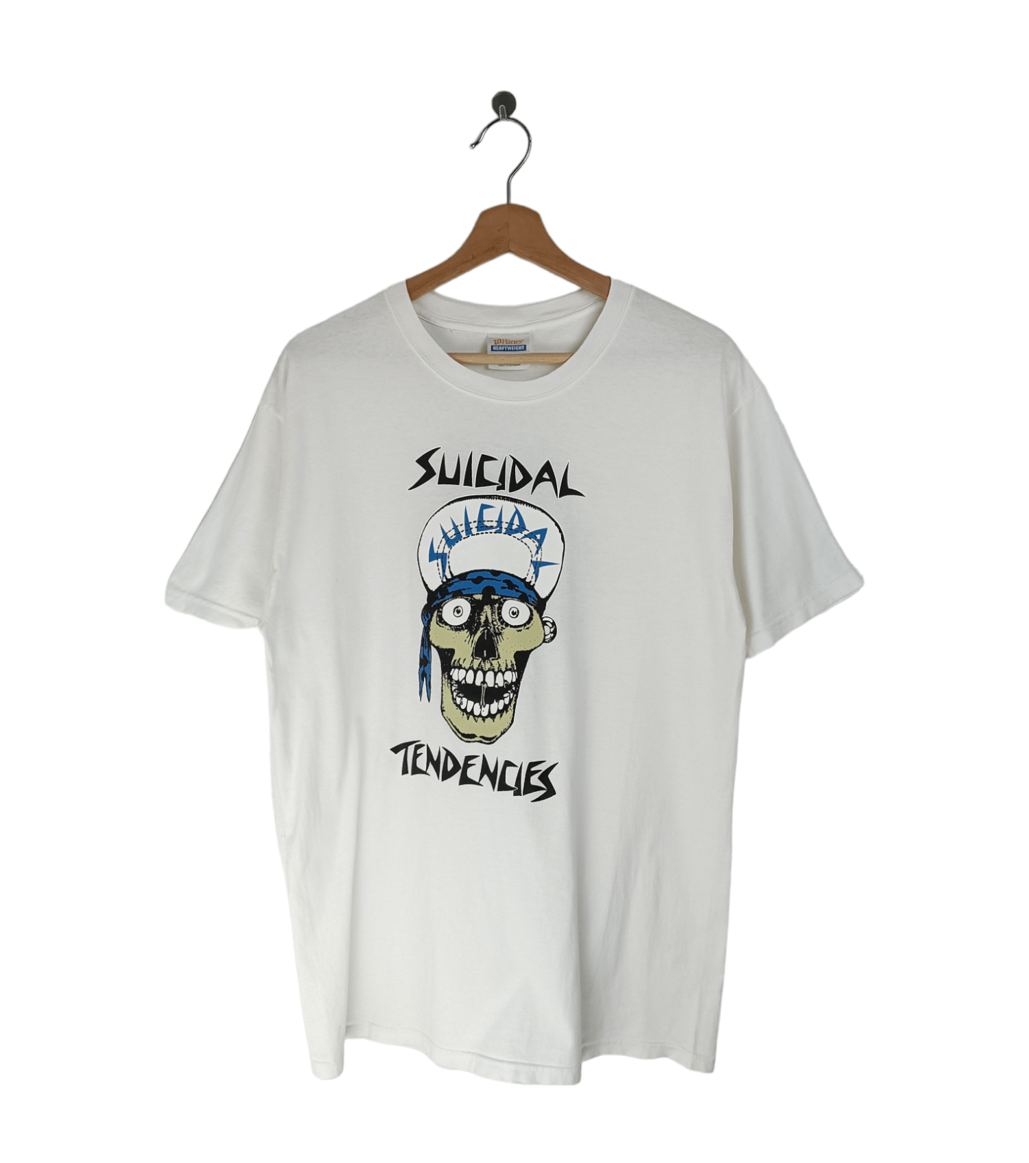 Band Tees VINTAGE 2000s SUICIDAL TENDENCIES THRASH SKULL LOGO TEE Size US M / EU 48-50 / 2 - 1 Thumbnail