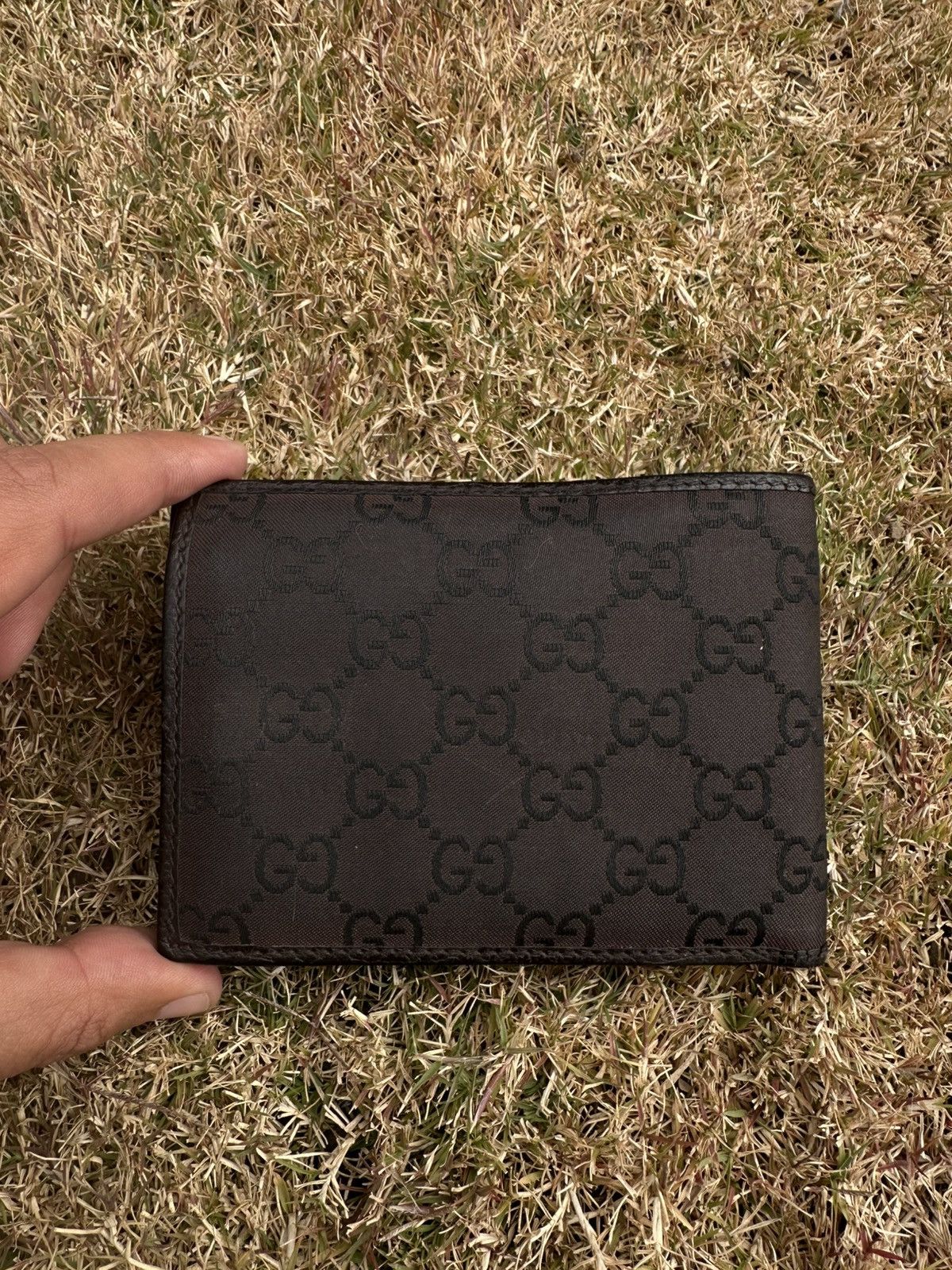 Gucci GUCCI MONOGRAM GG CANVAS LEATHER BI-FOLD WALLET ,COIN POUCH Size 26 - 1 Thumbnail