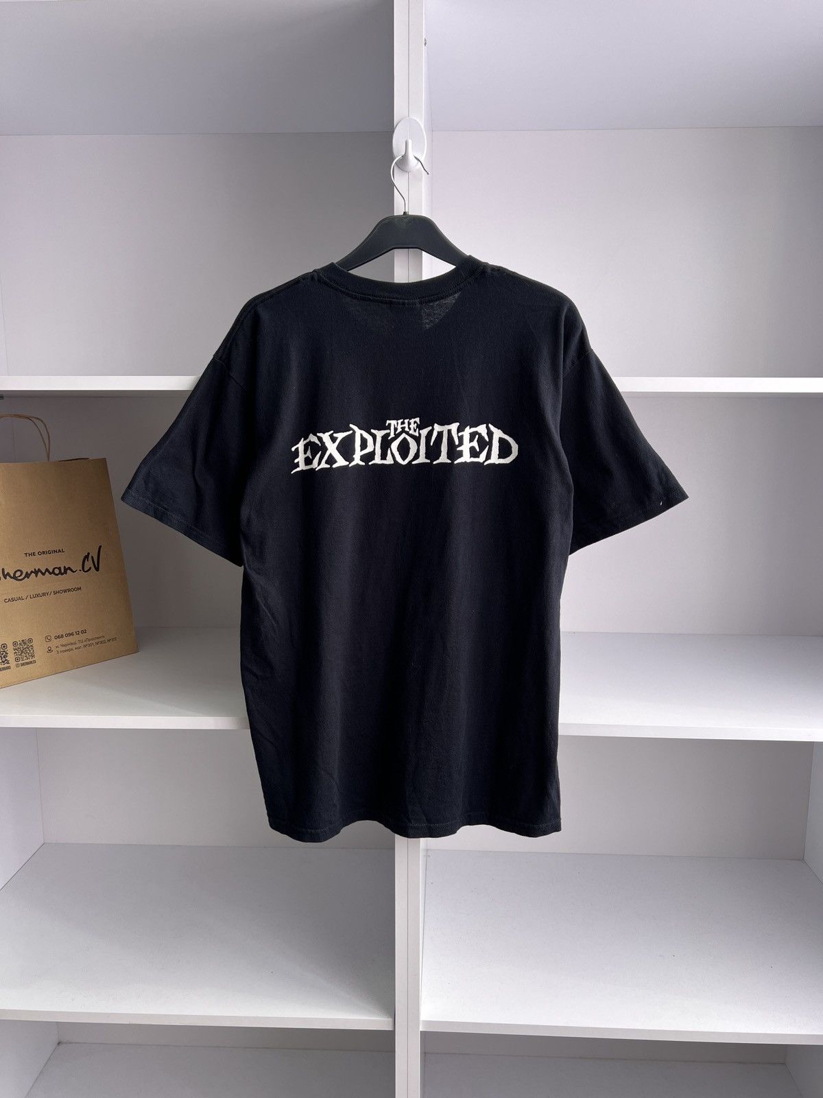 Band Tees × Vintage Vintage 2004 The Exploited T Shirt Black Skull Rock Punk Tee Size US L / EU 52-54 / 3 - 11 Thumbnail