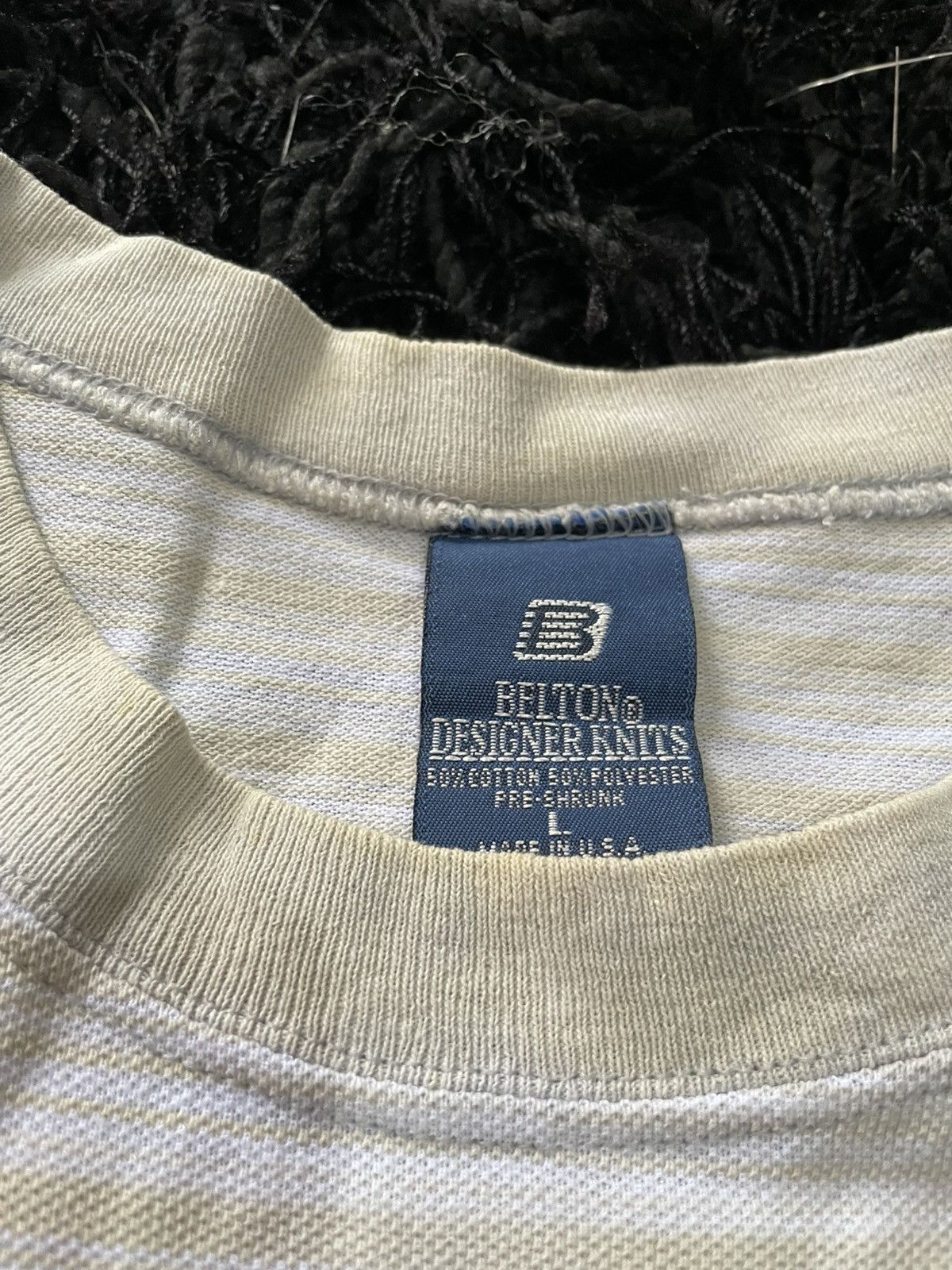 Vintage Vintage 90’s Mooneyes Embroidery Logo Stripe Boxy Belton (L) Size US L / EU 52-54 / 3 - 7 Thumbnail