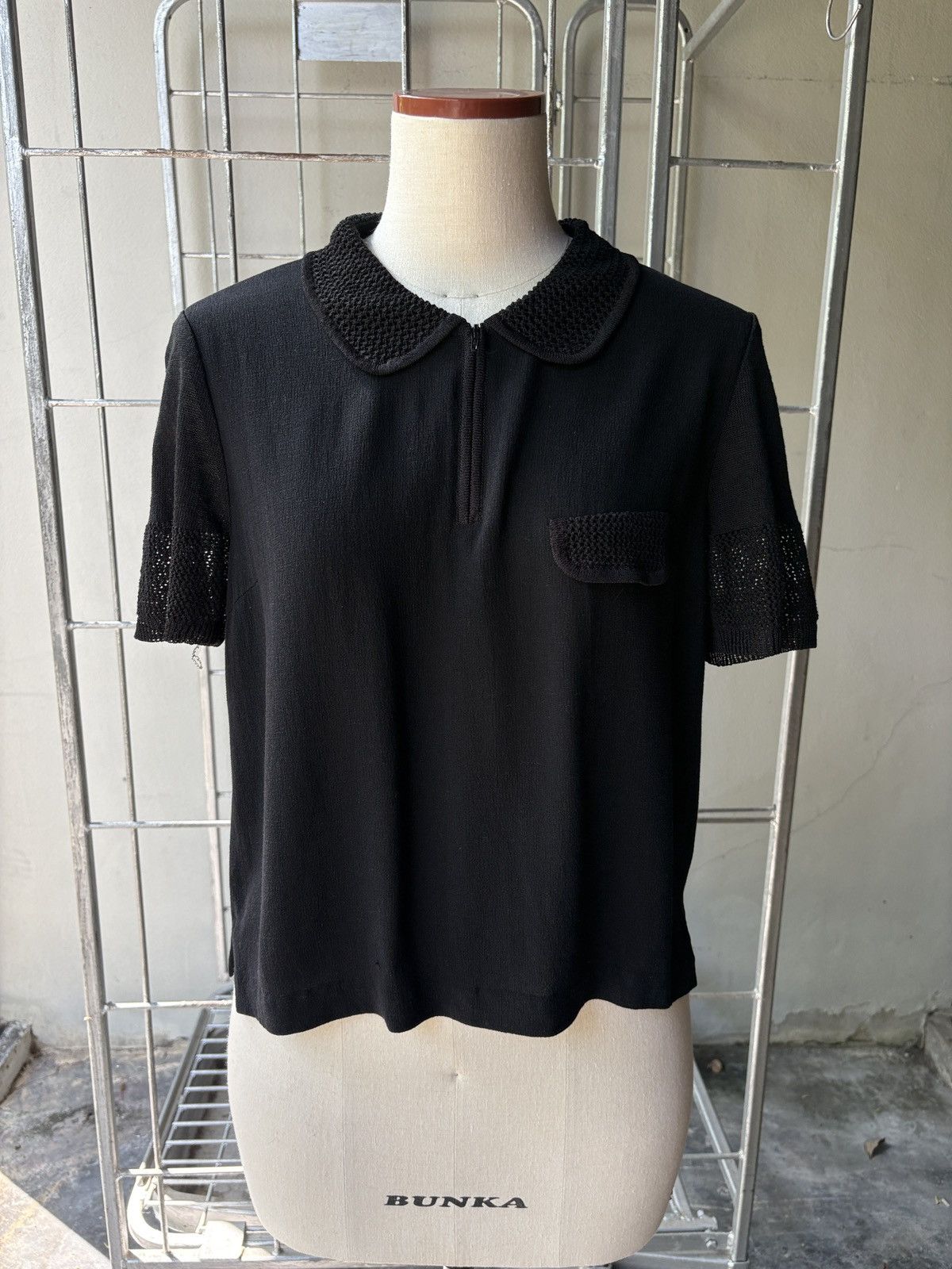 Japanese Brand ed Enrico Domani black top Size M / US 6-8 / IT 42-44 - 11 Thumbnail