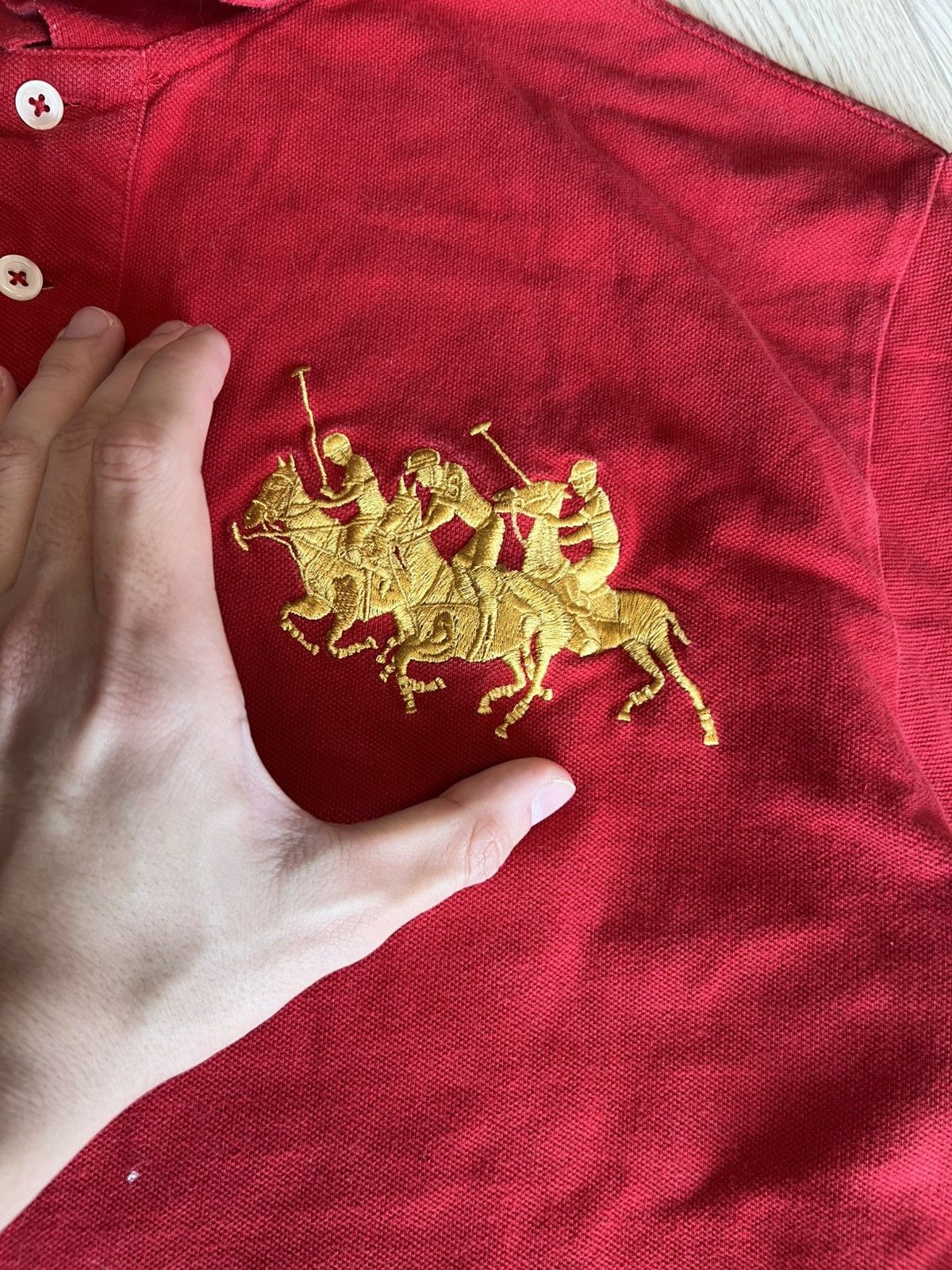 Polo Ralph Lauren Polo Ralph Lauren Vintage Big Logo 3 Size XL Size US XL / EU 56 / 4 - 4 Thumbnail
