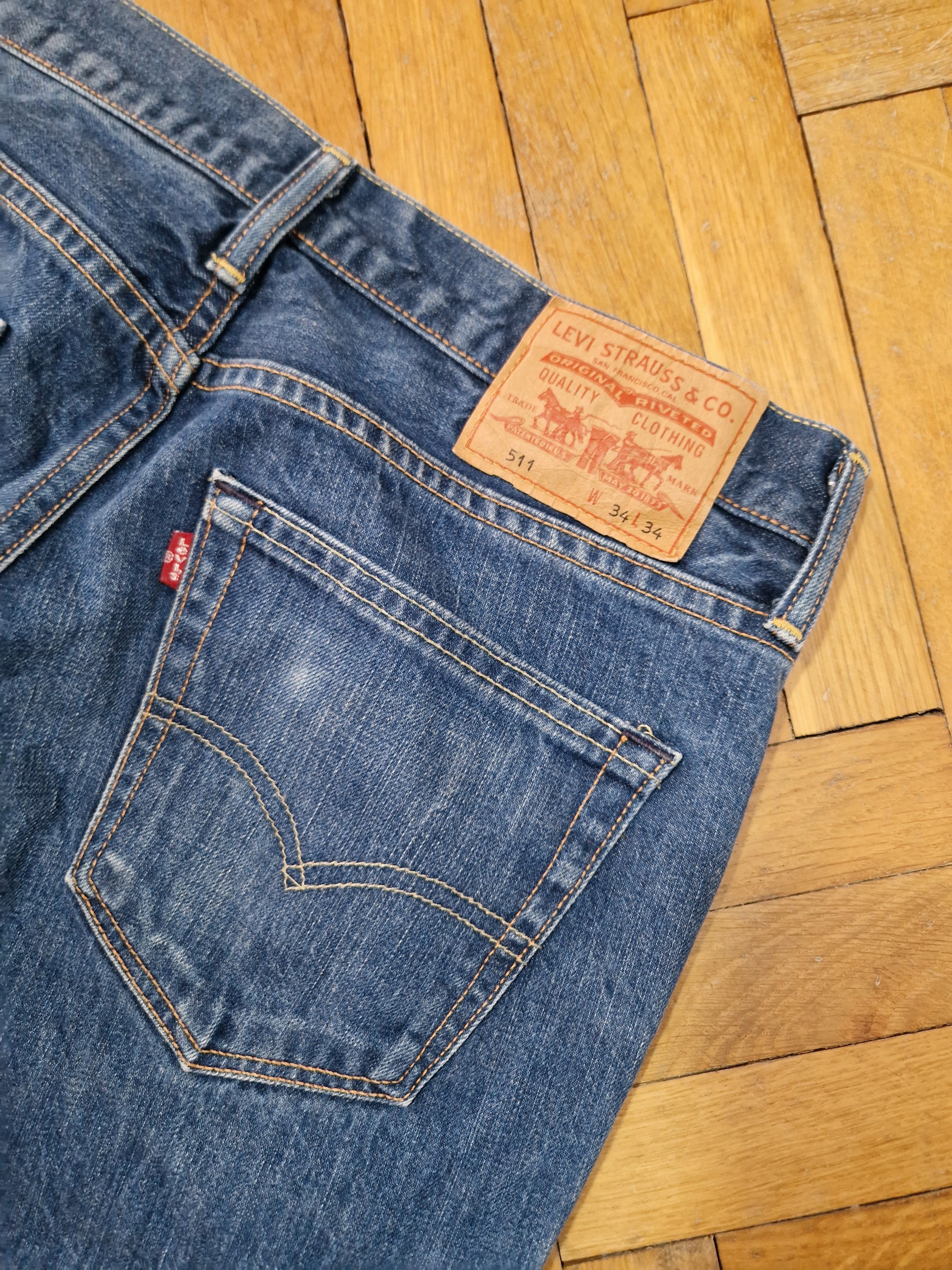 Levi's × Levi's Vintage Clothing Levis Levi's 511 W34 L34 denim pants Size US 34 / EU 50 - 4 Thumbnail
