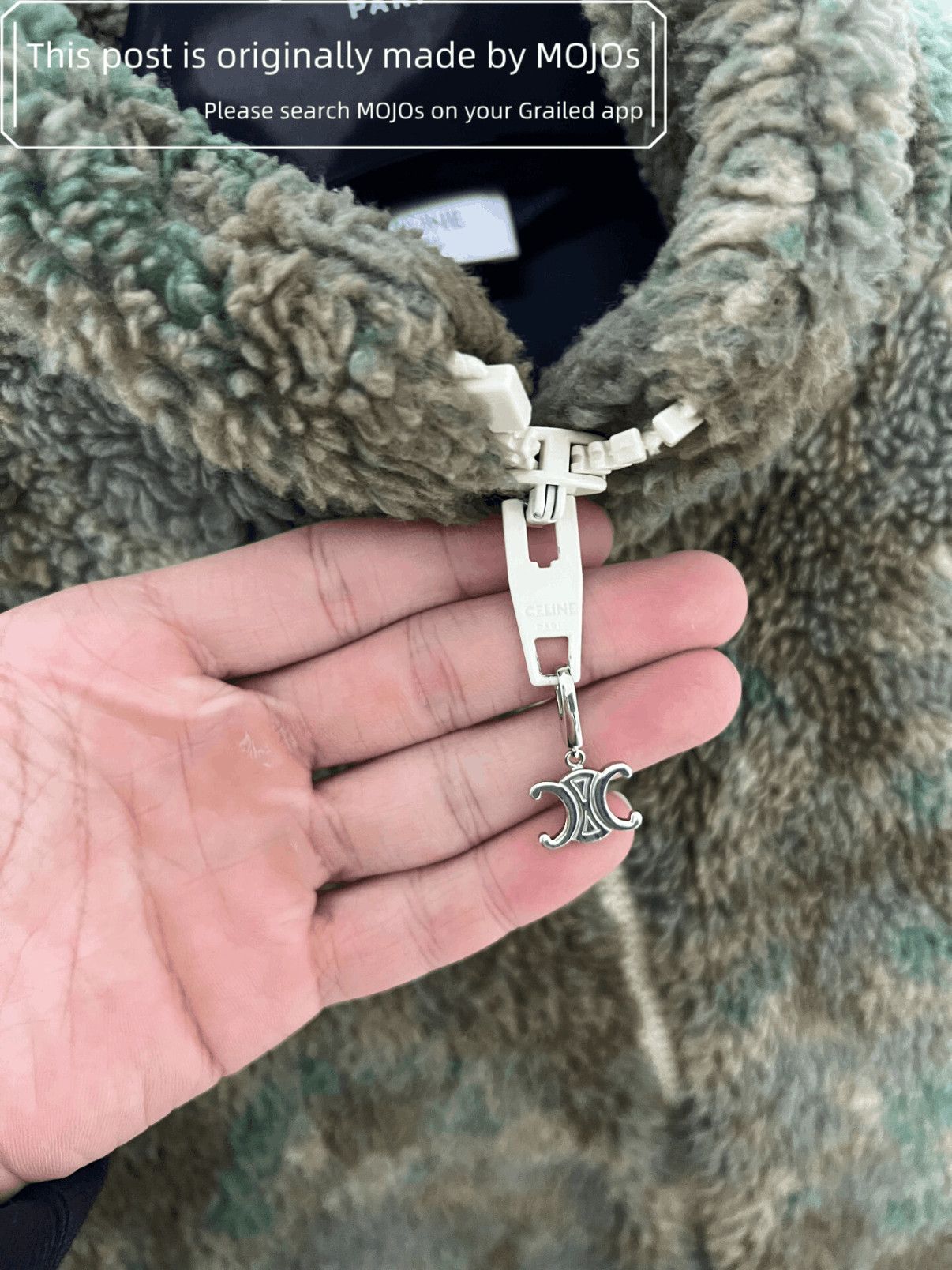Celine Sz M Celine 23SS Camo Fleece Jacket mojos5571 Size US M / EU 48-50 / 2 - 6 Thumbnail