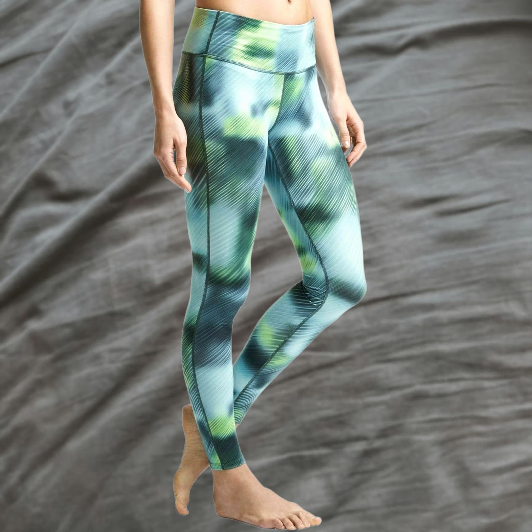 Athleta Athleta Yoga Leggings Green Size S Jasper Green High Rise Alpine Chaturanga Women Size 28" / US 6 / IT 42 - 1 Thumbnail