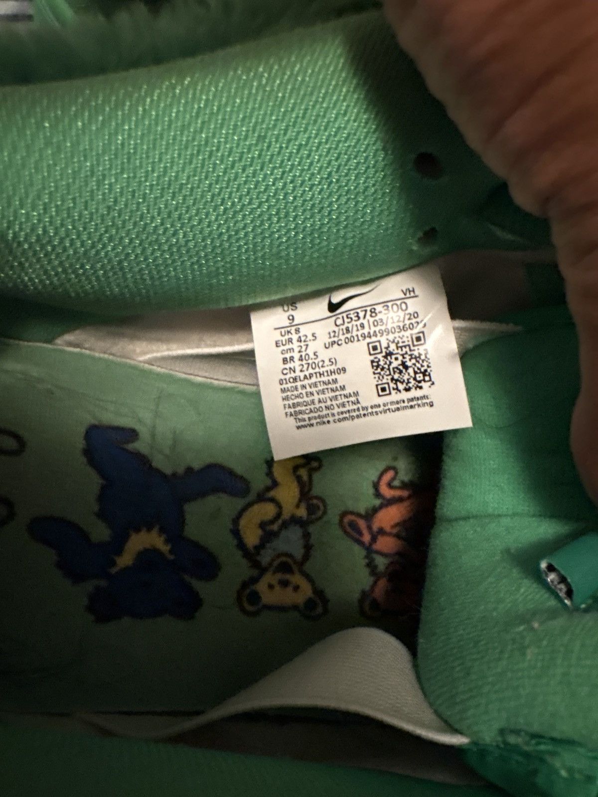 Nike Green grateful dead’s Size US 9 / EU 42 - 5 Thumbnail