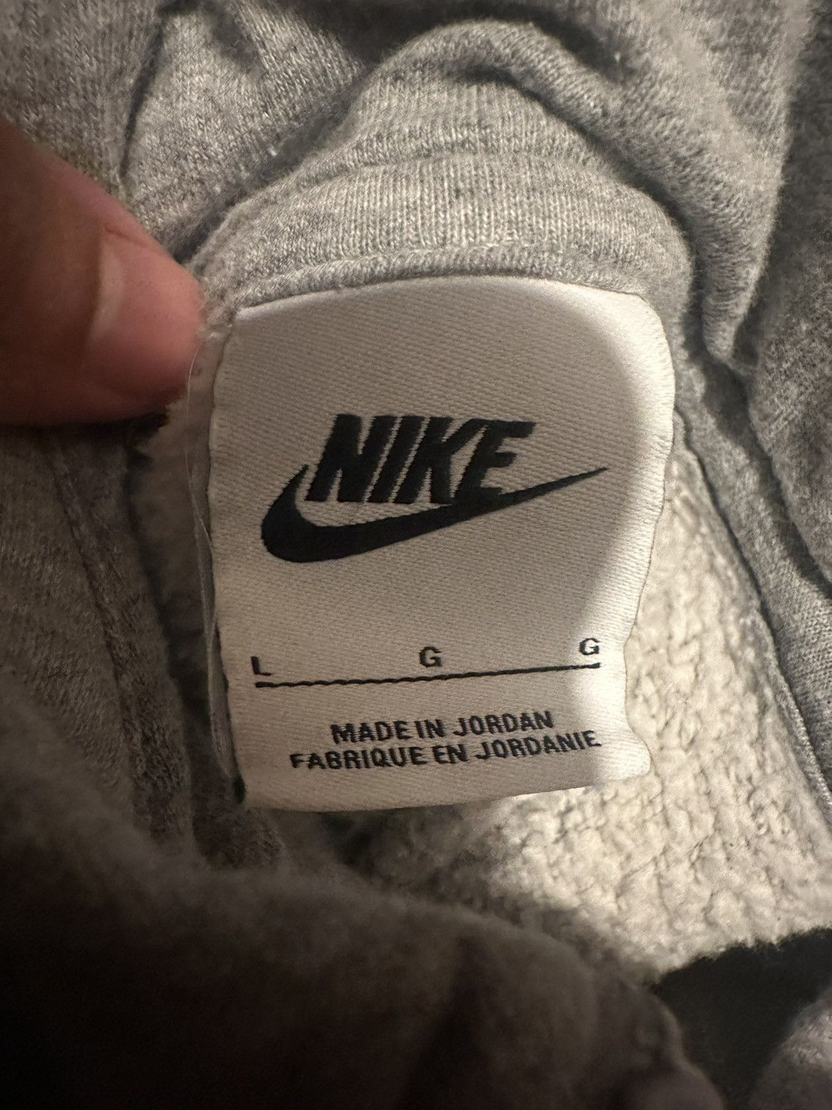 Nike Grey Nike Zip-Up Jacket Size US L / EU 52-54 / 3 - 3 Thumbnail
