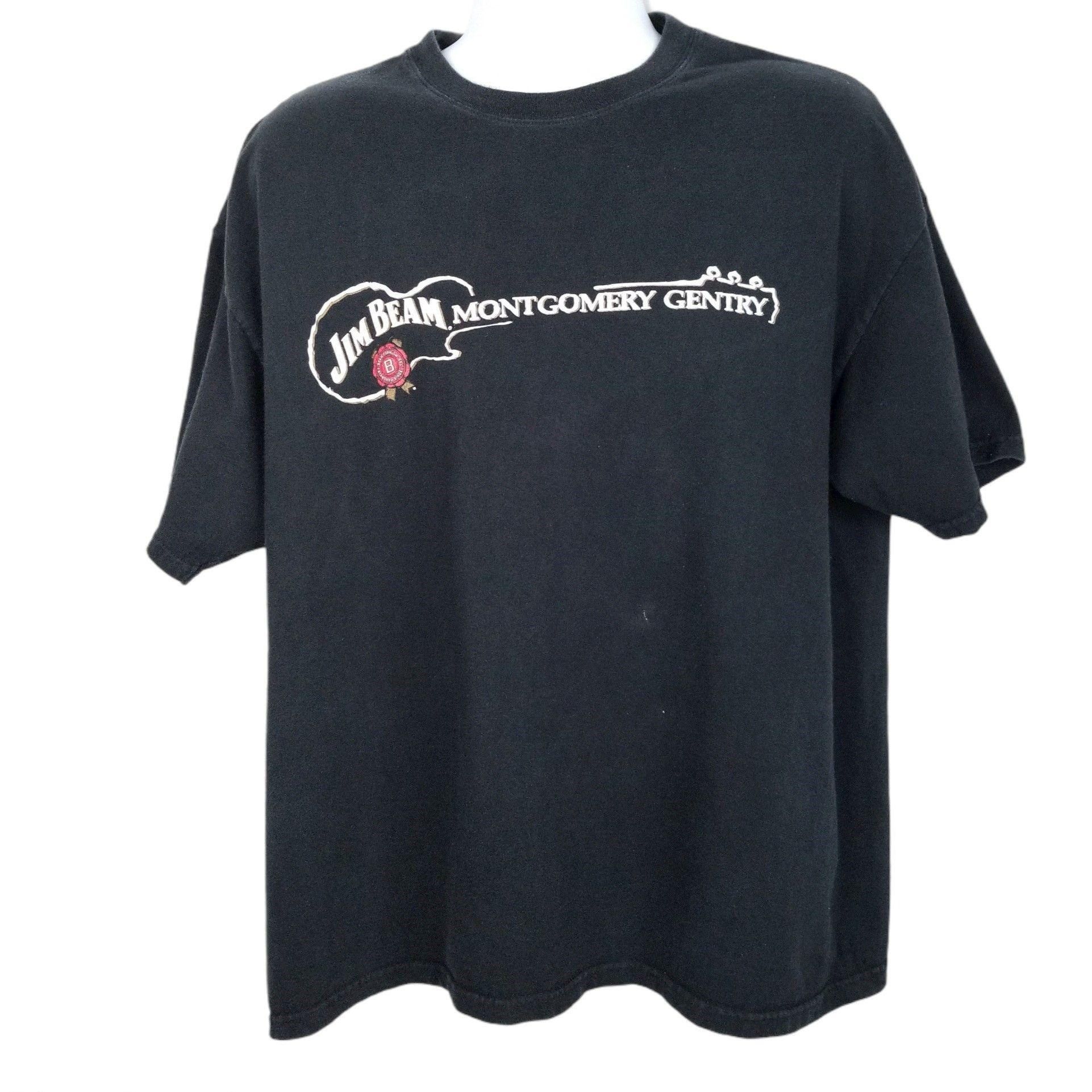 Hanes Montgomery Gentry Jim Beam Chicago Shirt XL Double Sided Size US XL / EU 56 / 4 - 1 Thumbnail