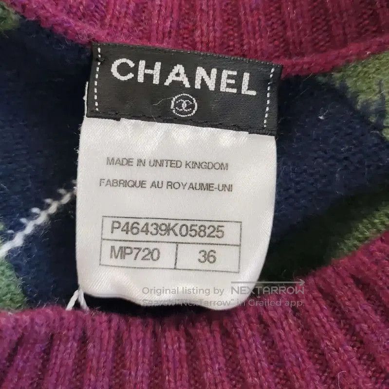 Chanel Chanel Color Block Wool Sweater . Size S / US 4 / IT 40 - 3 Thumbnail