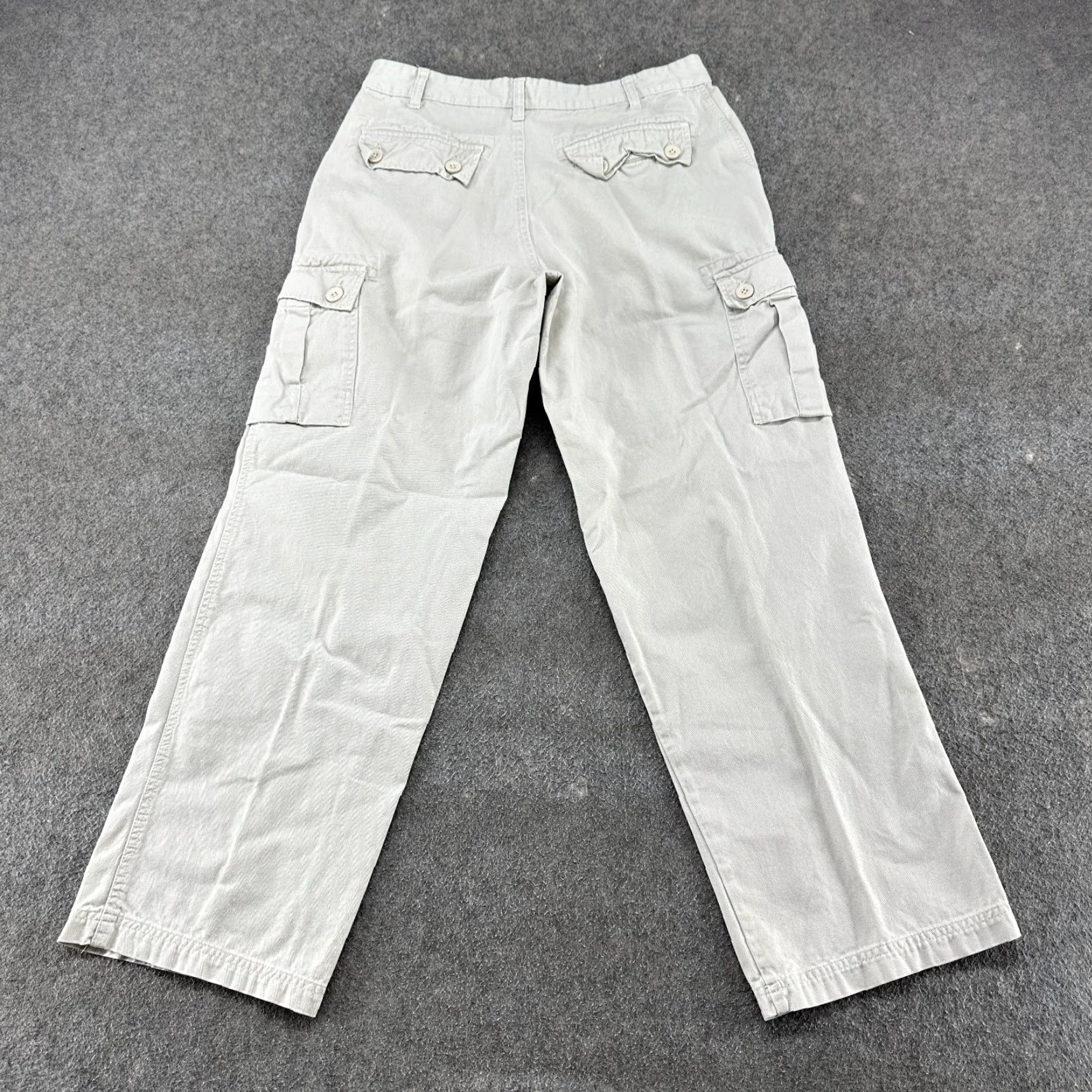 Vintage VINTAGE Arizona Jeans Pants Mens 34x32 Beige Cargo Relaxed Straight Baggy Skater Y2K Pant Mens Regular Beige Cargo Size US 34 / EU 50 - 7 Thumbnail