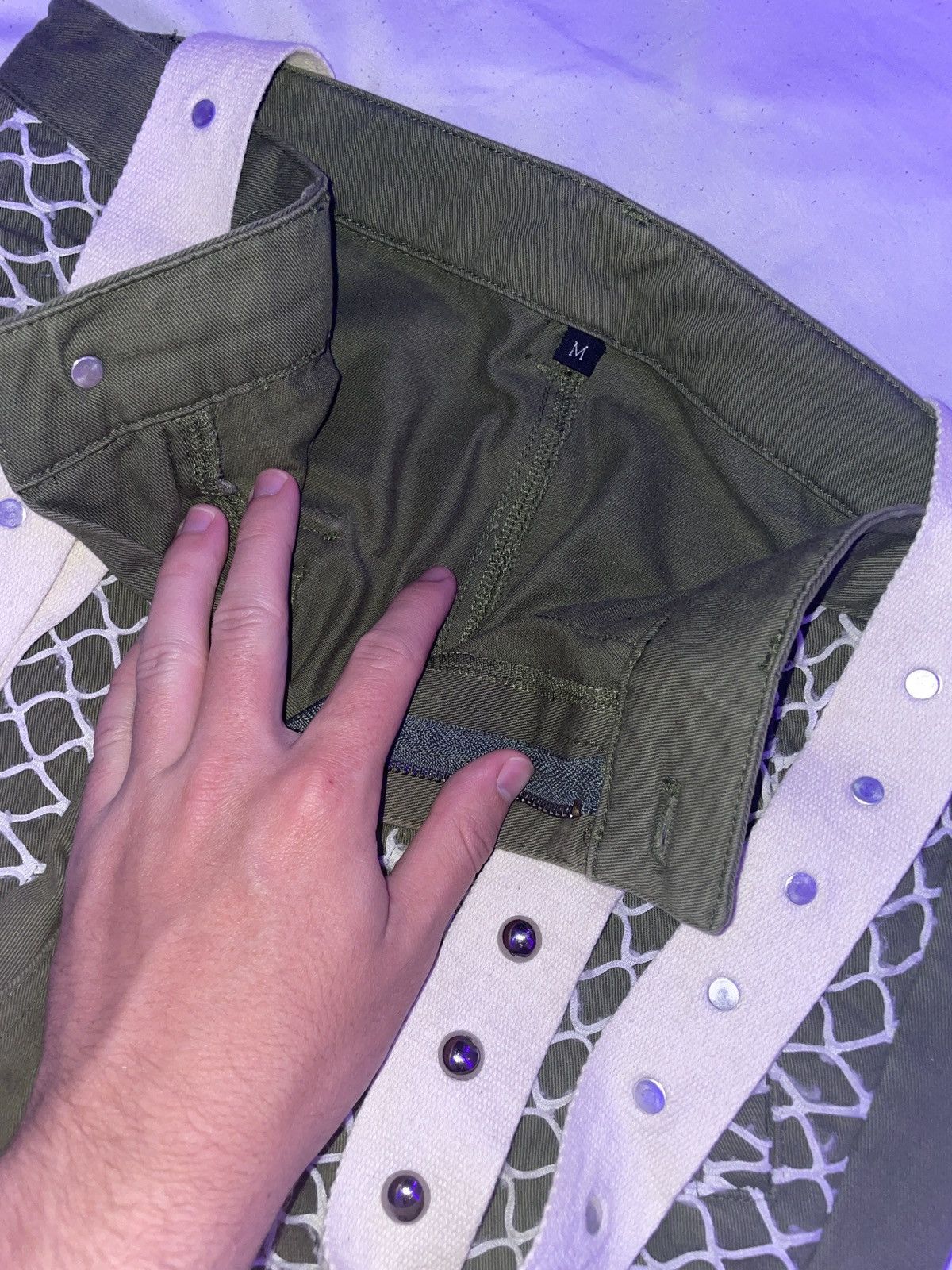 Japanese Brand Paynestar SKIN + BONES NET CARGOS Size US 30 / EU 46 - 5 Thumbnail