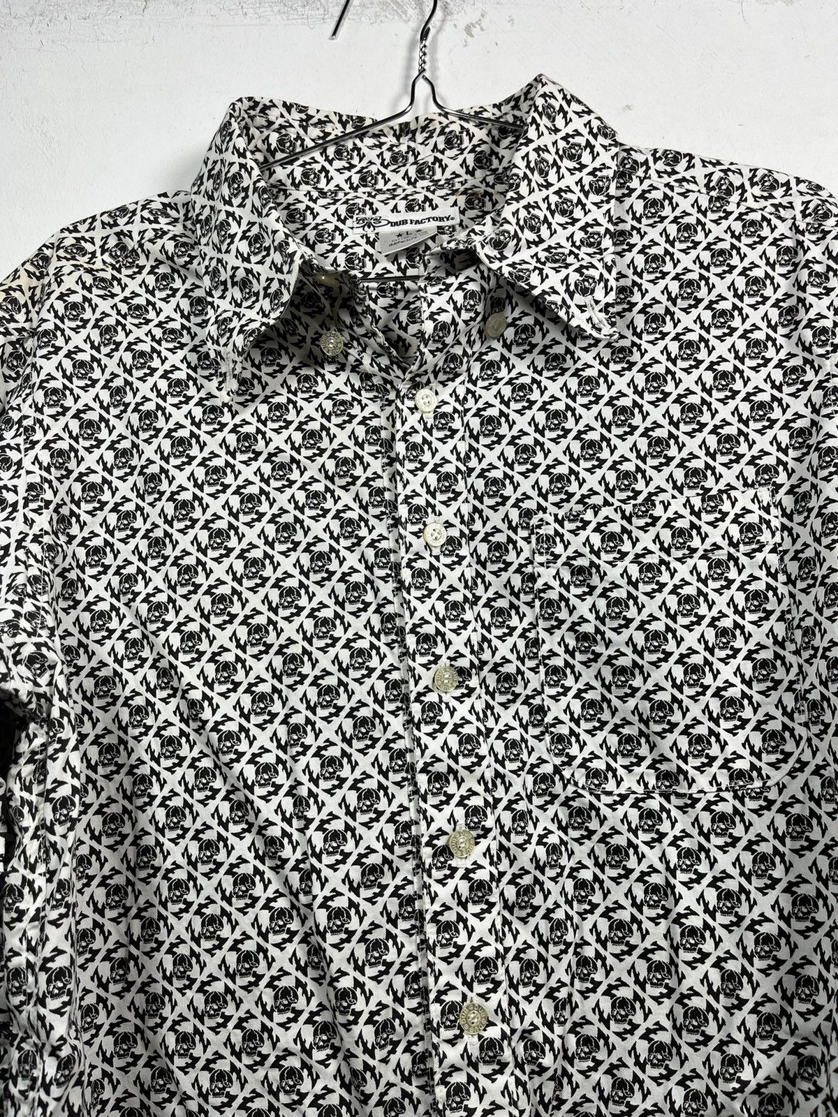 Vintage Skull Button Up DUB FACTORY Akira Size US L / EU 52-54 / 3 - 3 Thumbnail