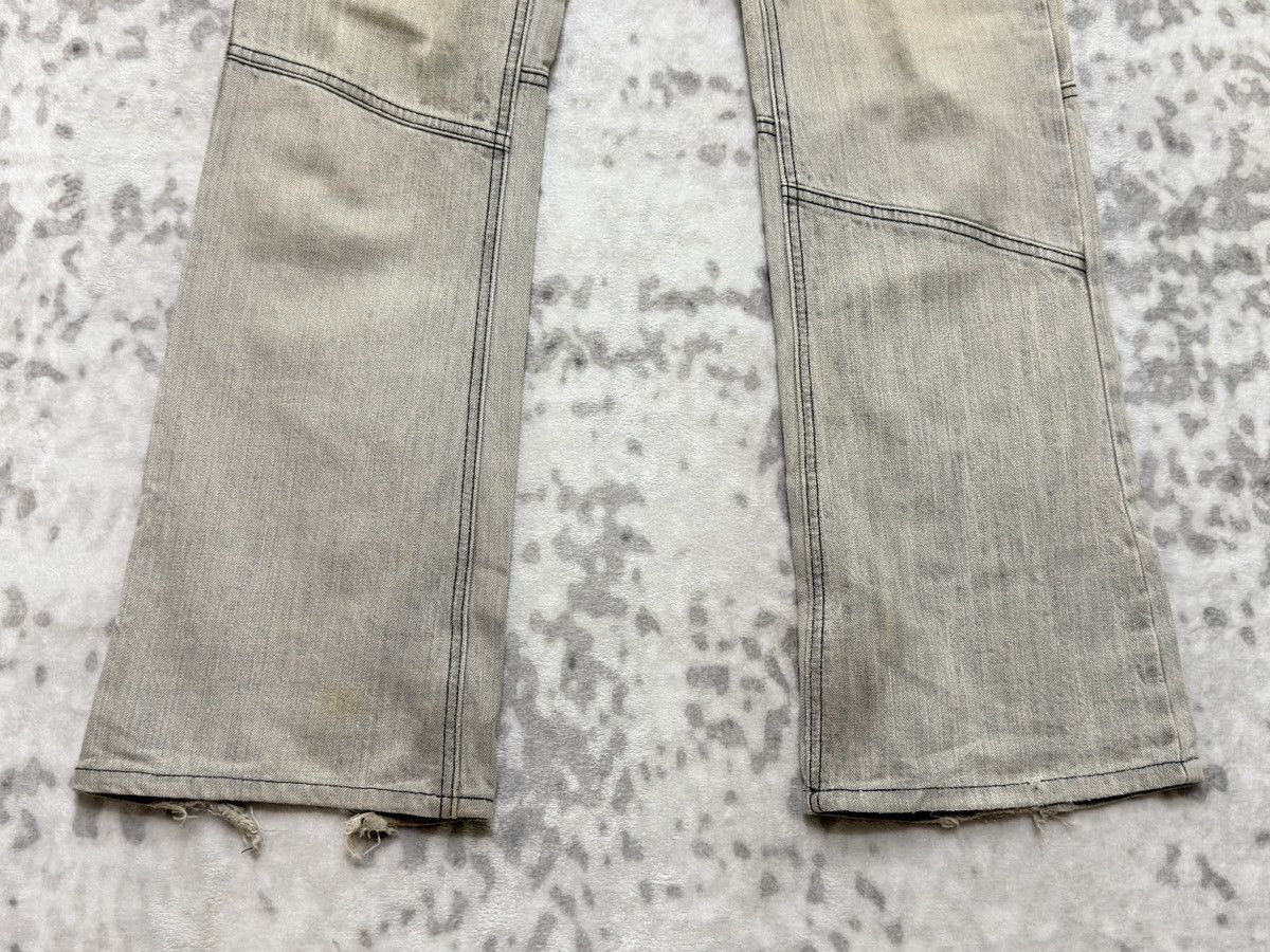 If Six Was Nine Flare Rupert Edge Distressed Reconstructed Panelled Jeans Size US 31 - 7 Thumbnail