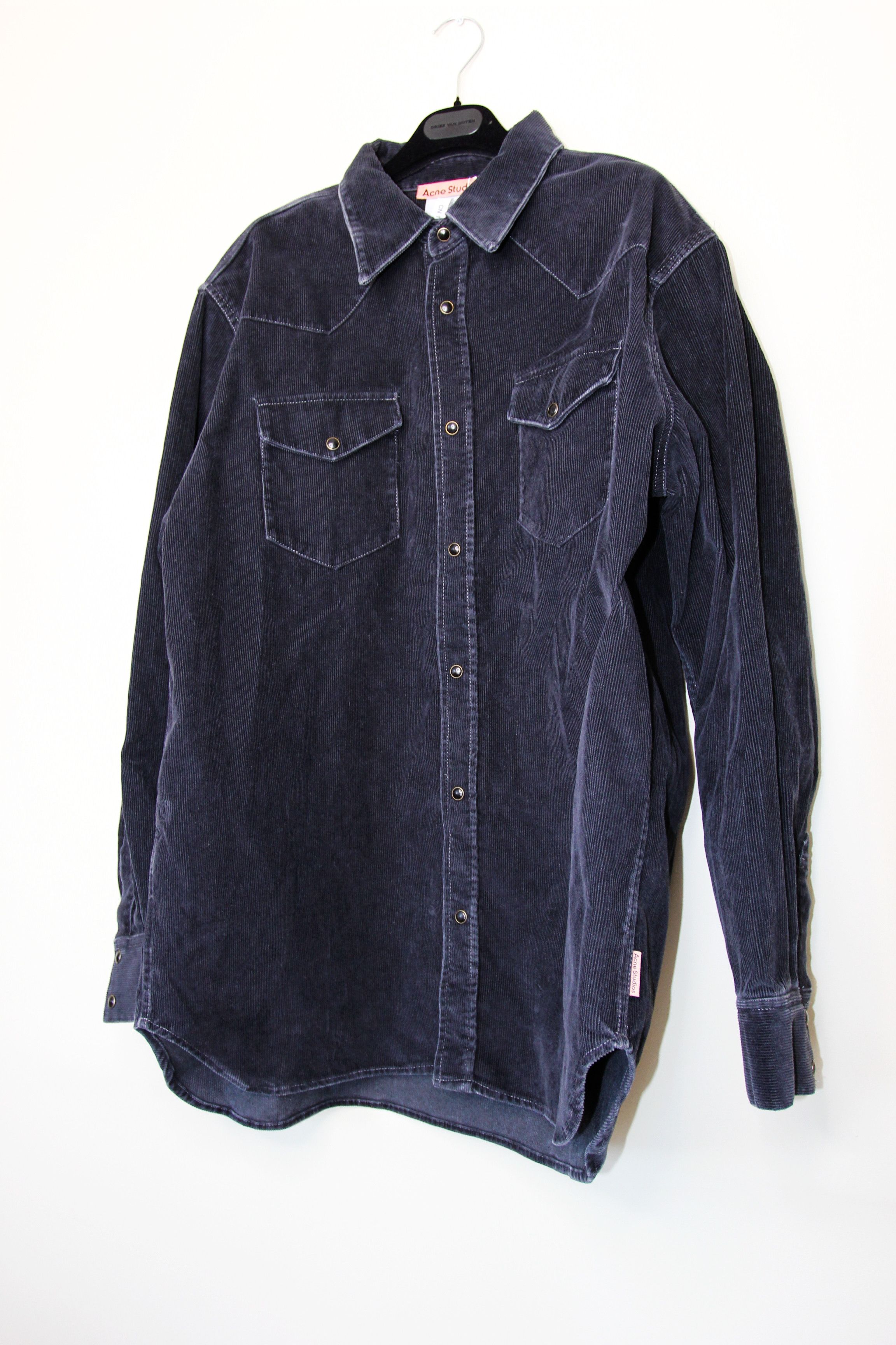 Acne Studios BNWT AW23 ACNE STUDIOS CORDUROY BUTTON-UP SHIRT 46 Size US S / EU 44-46 / 1 - 4 Thumbnail
