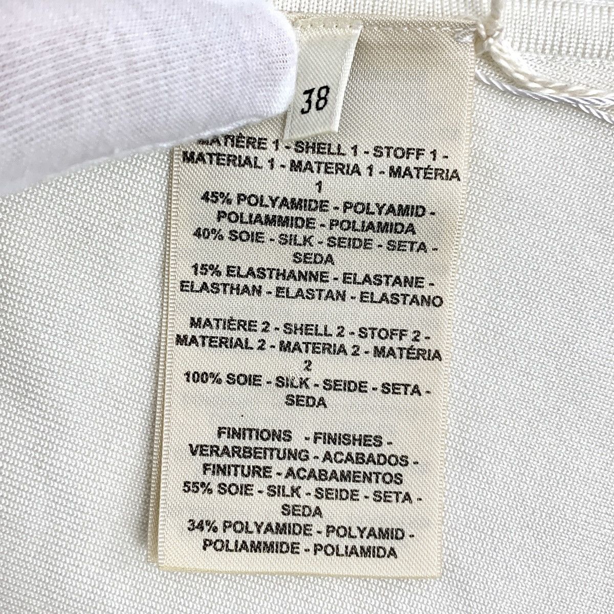 Hermes Hermes Ribbed Belt Ring Buckle Short Sleeve Knit Top K26WX Size M / US 6-8 / IT 42-44 - 7 Thumbnail